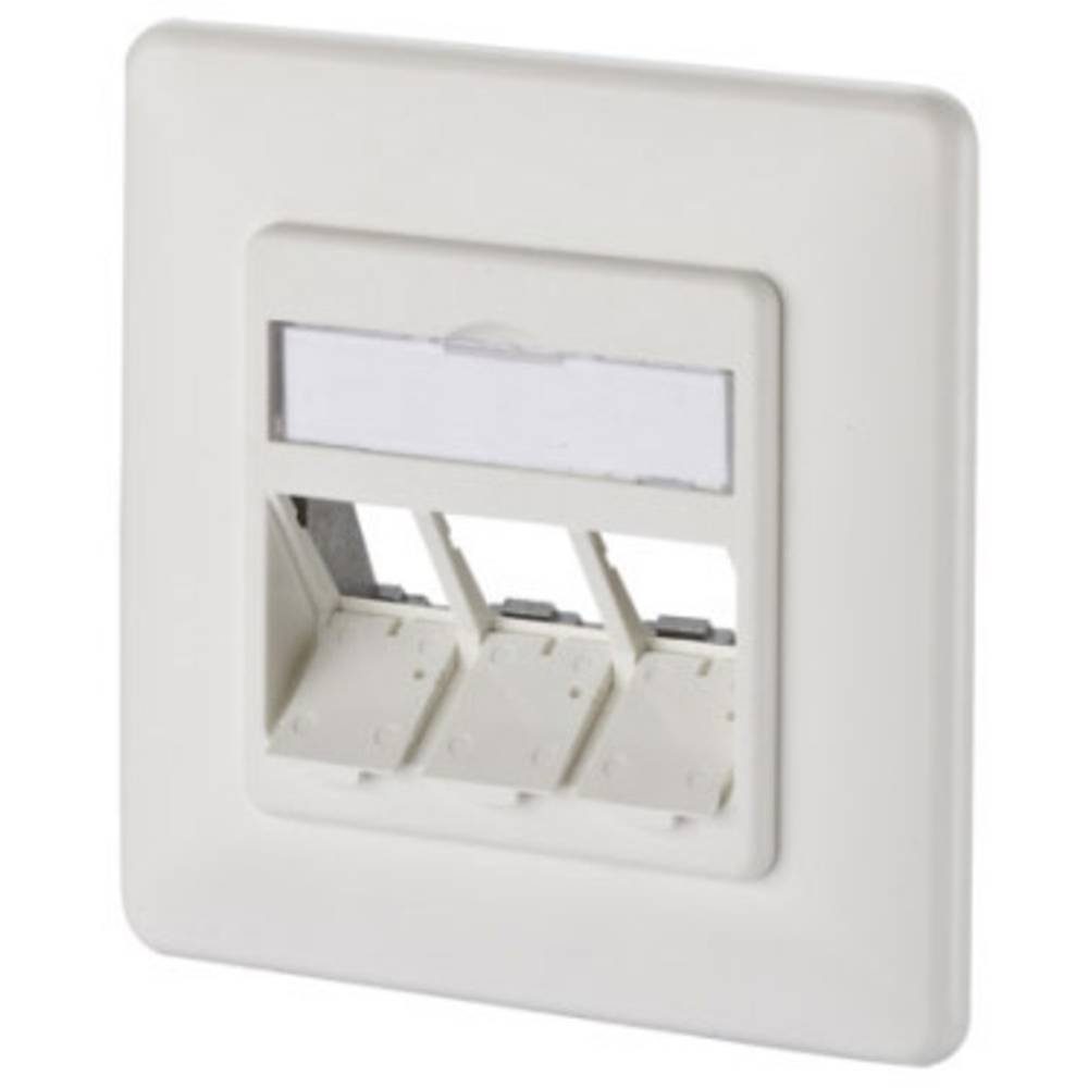 Keystone Anschlussdose UP 3 Port unbestück Netzwerk-Adapter