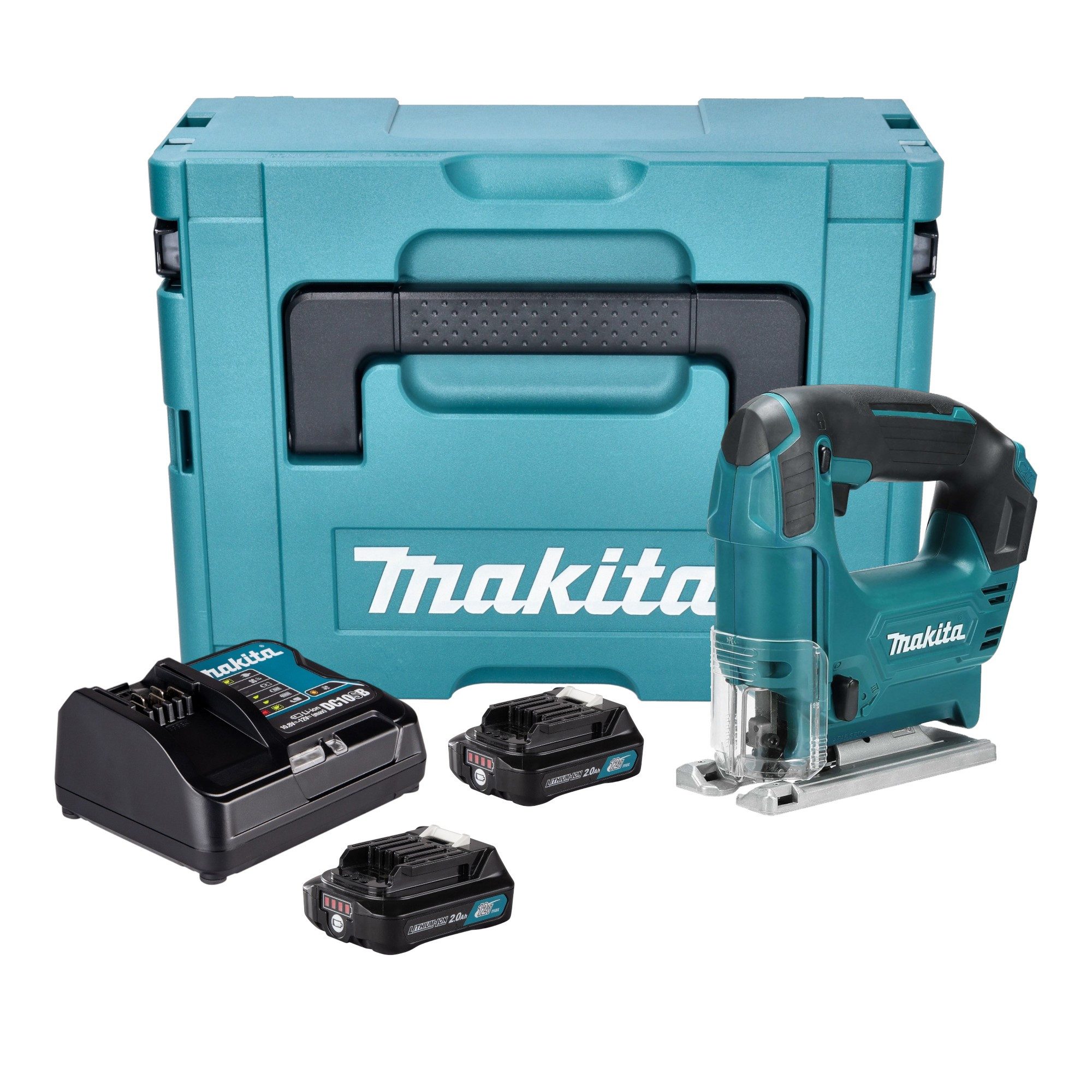 Makita Akku-Stichsäge JV 101 DSAJ 12 V max. 65 mm + 2x Akku 2,0 Ah + Ladege günstig online kaufen
