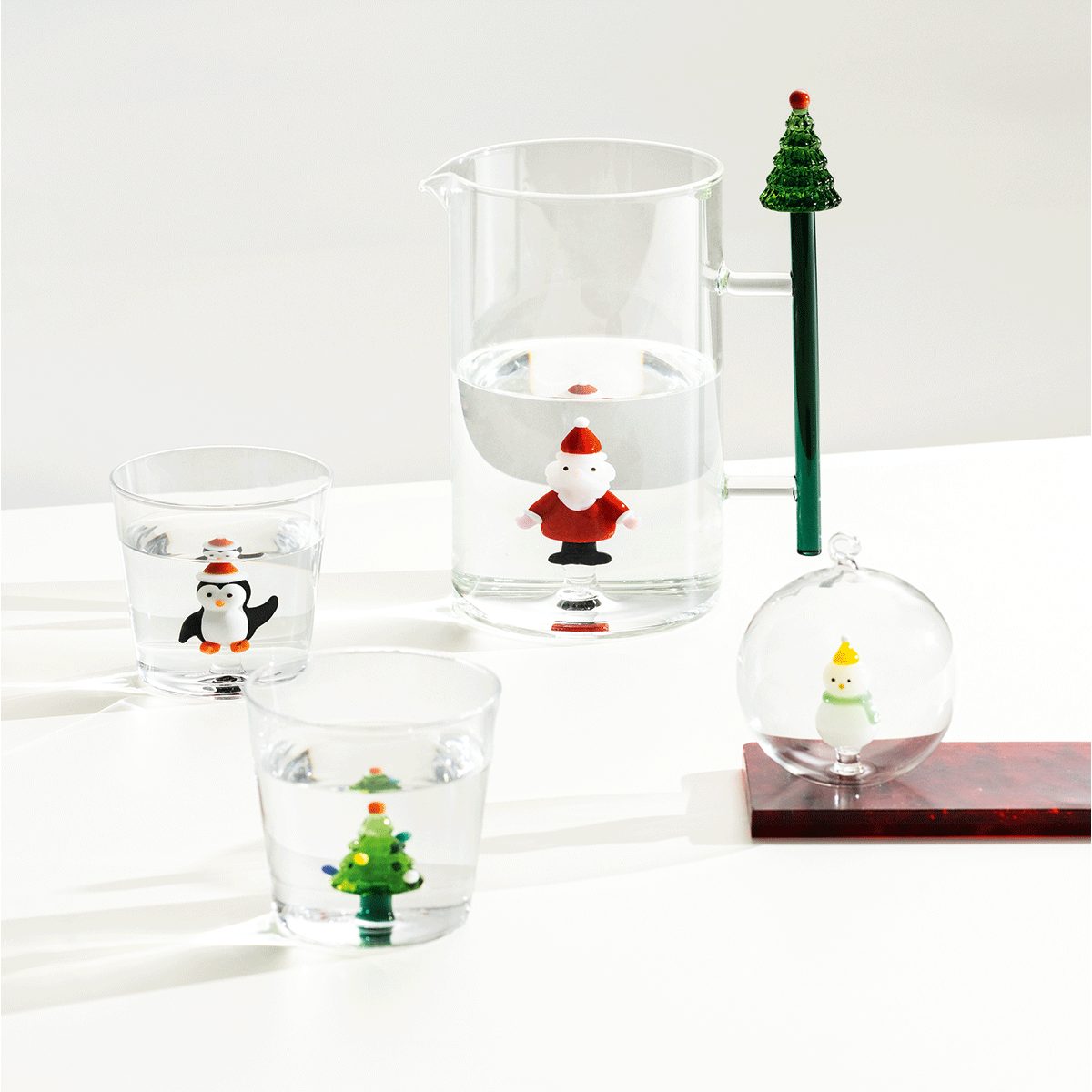 Glas Trinkglas »Weihnachtsbaum«.