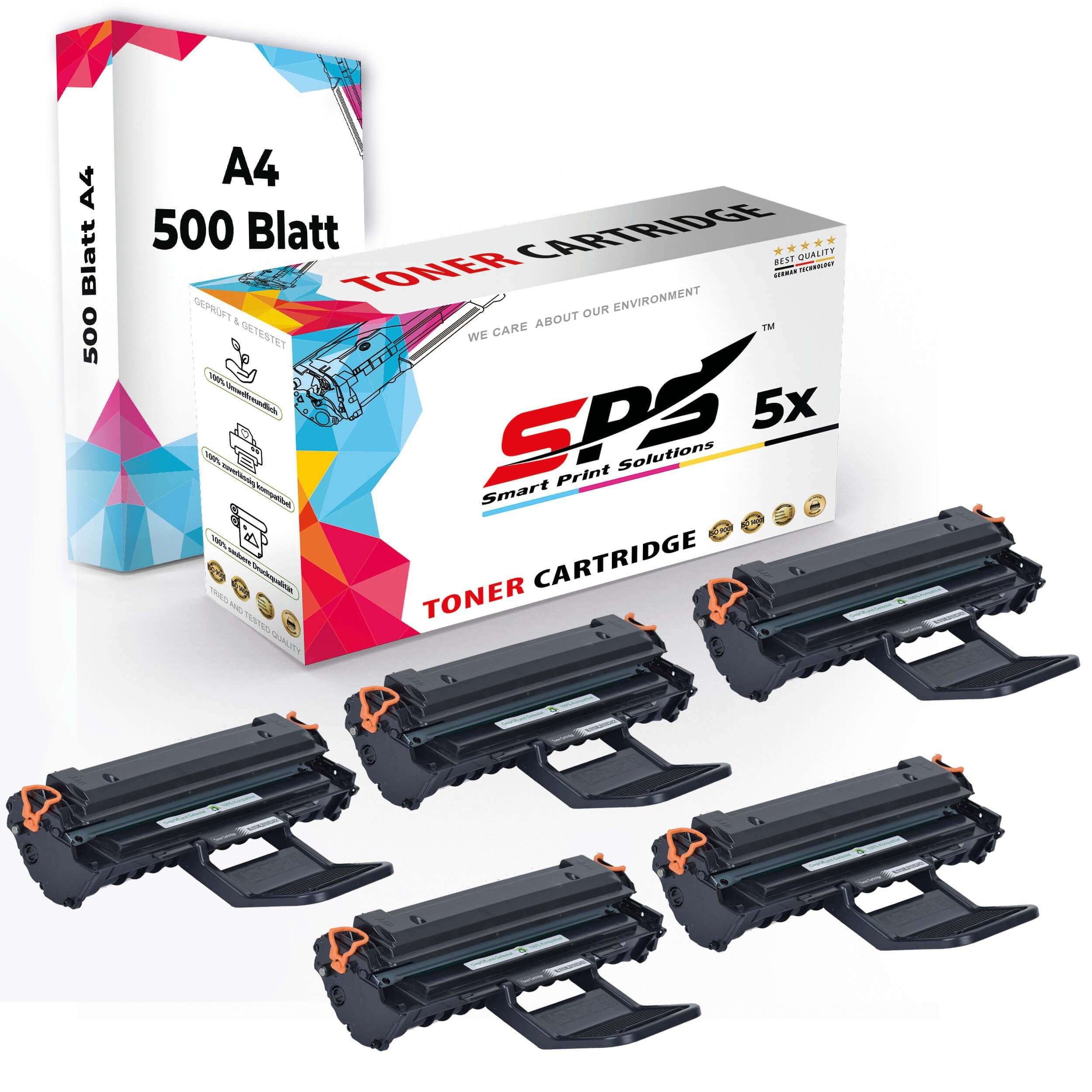 SPS Tonerkartusche Druckerpapier A4 + 5x Multipack Set Kompatibel für Samsung ML 2510, (5er Pack)
