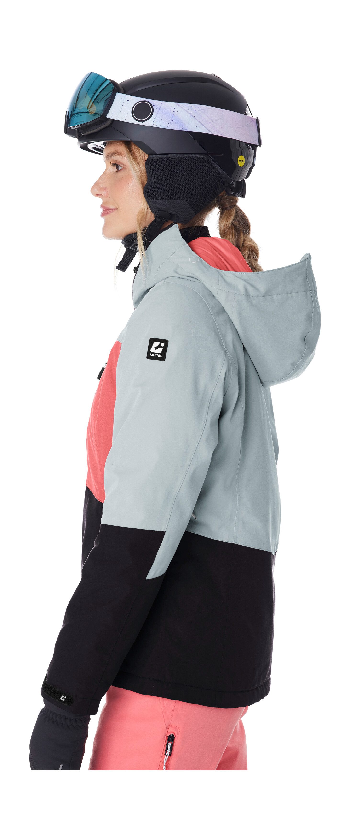 Killtec Skijacke KSW 277 WMN SKI JCKT Wasserdichte Damenjacke mit Schneefang, verstellbar und atmungsaktiv