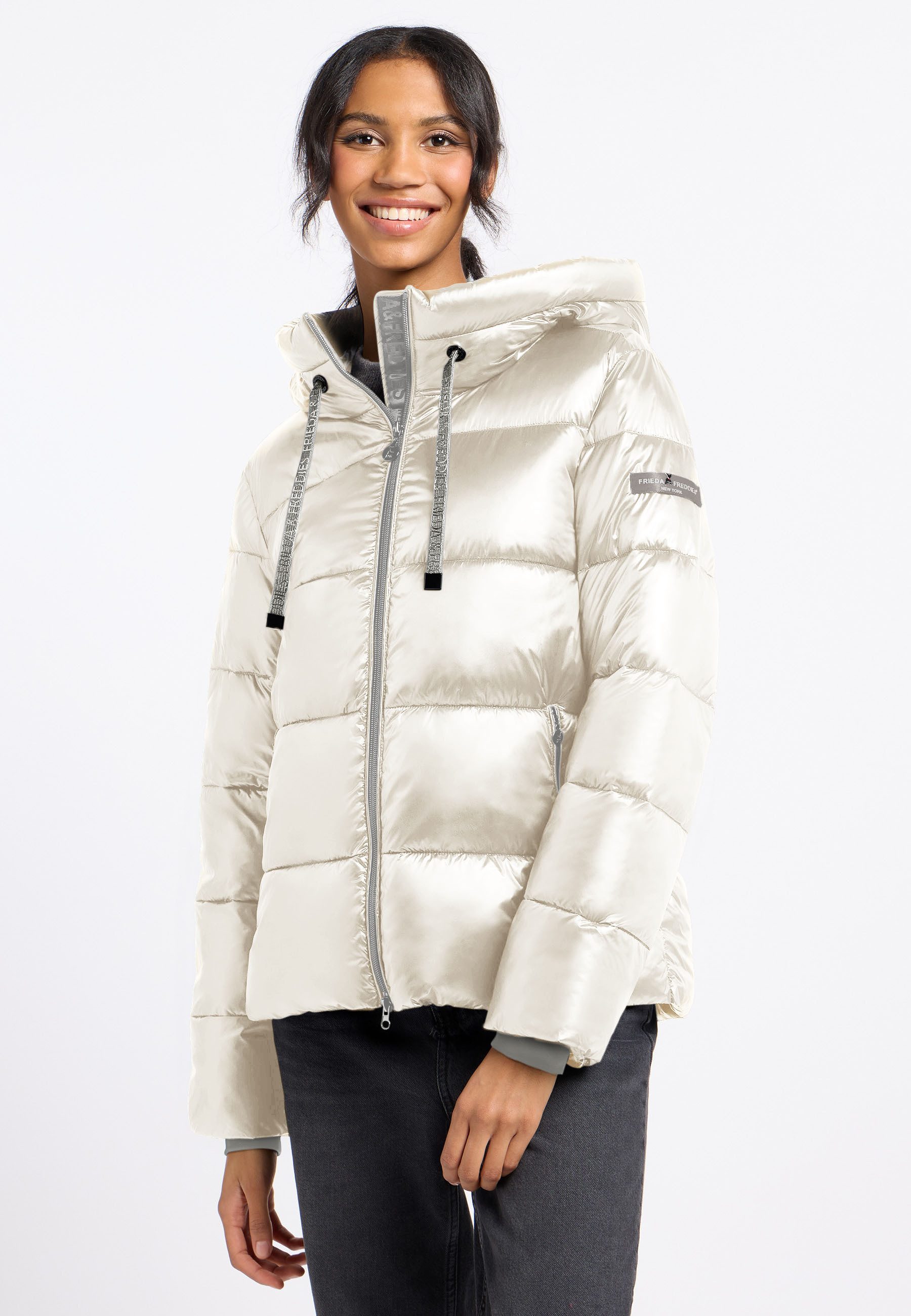 Frieda & Freddies Winterjacke Frieda & Freddies Steppjacke mit Kapuze