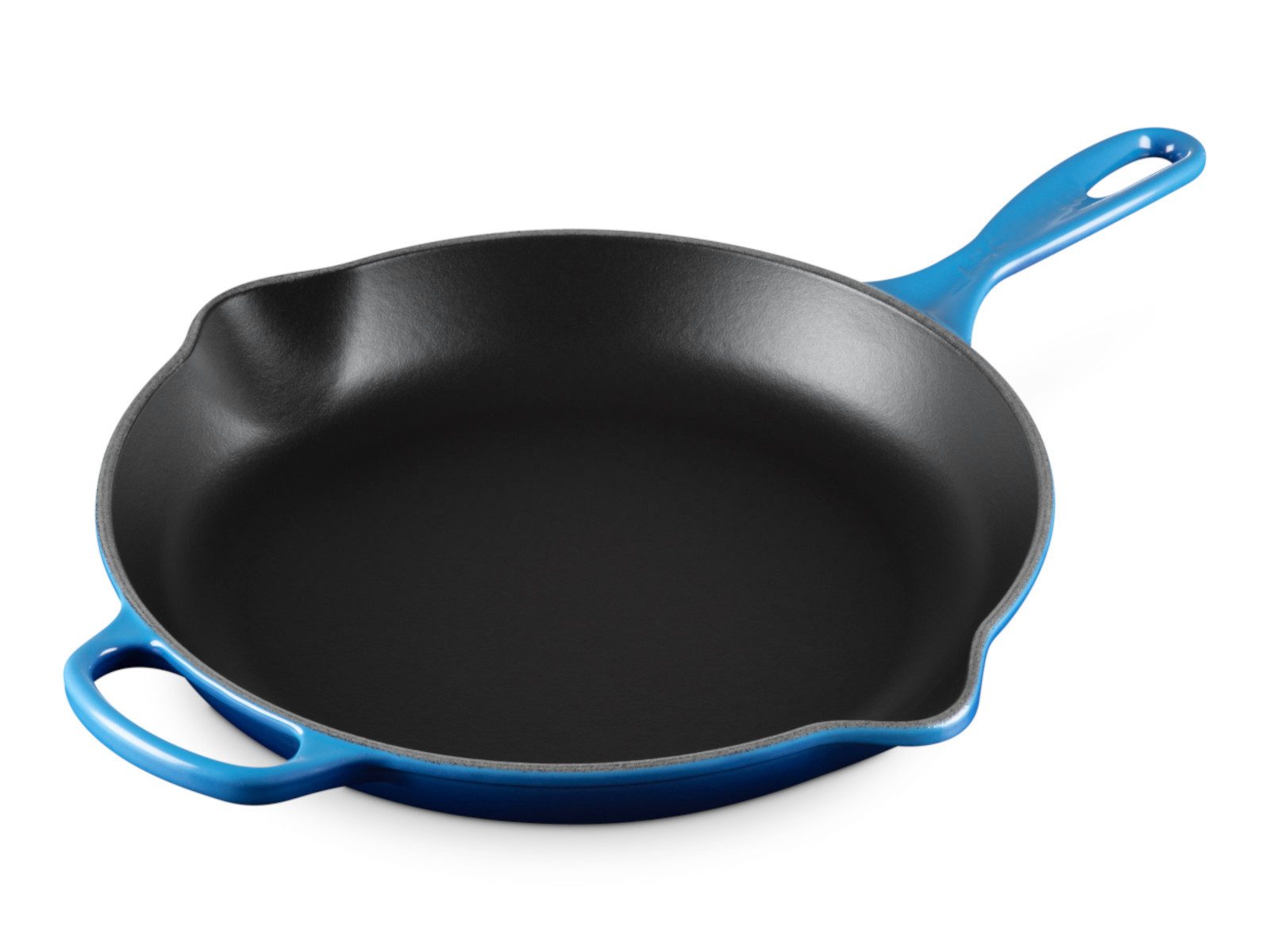 LE CREUSET Bratpfanne Brat- und Servierpfanne Signature rund azure 30cm