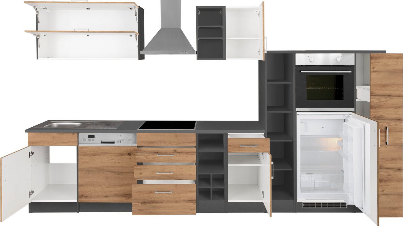 HELD MÖBEL Küchenzeile »Colmar«, mit E-Geräten, Breite 360 cm-kaufen