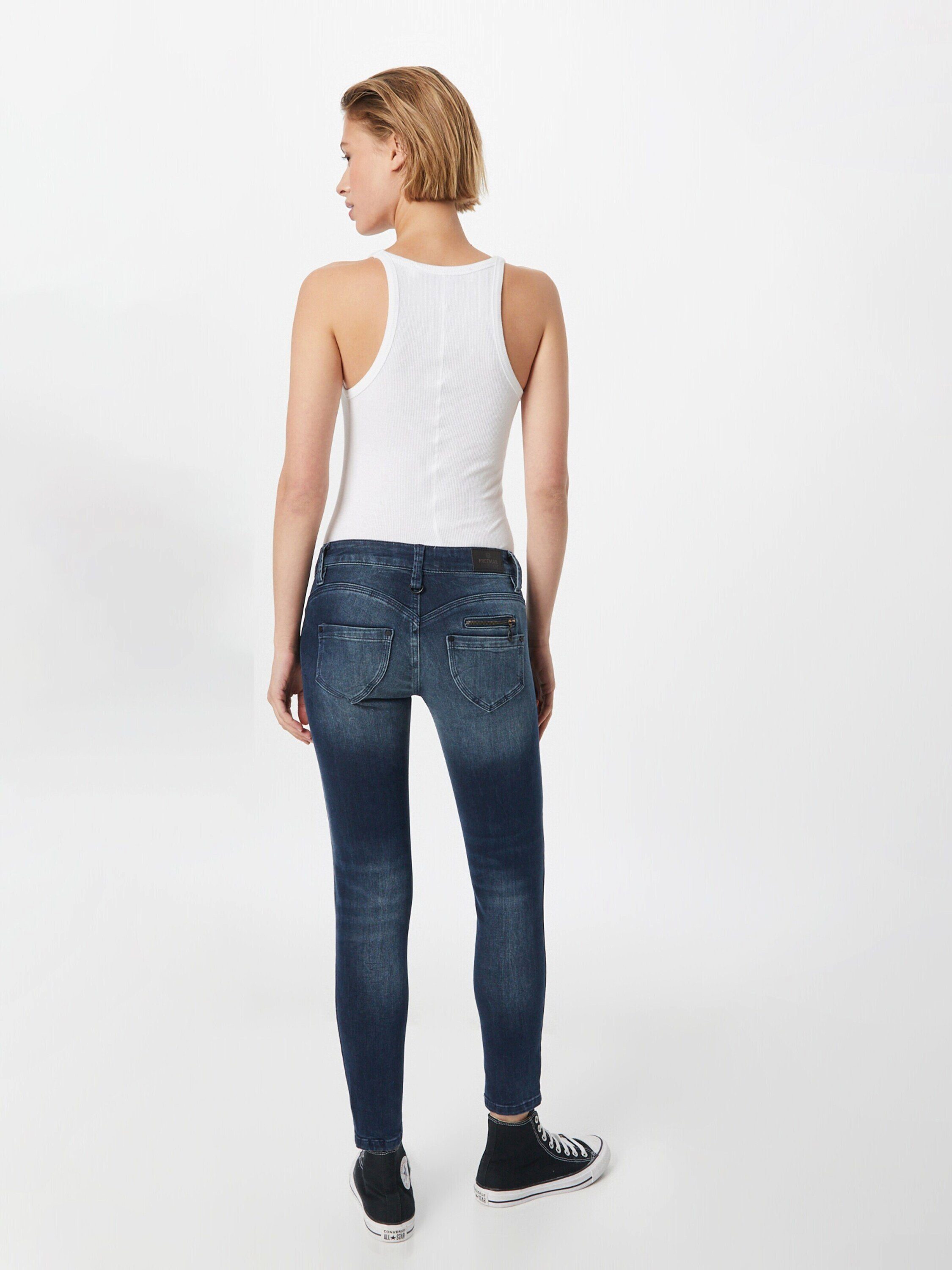 T. (1-tlg) Porter Details Plain/ohne Freeman Alexa 7/8-Jeans