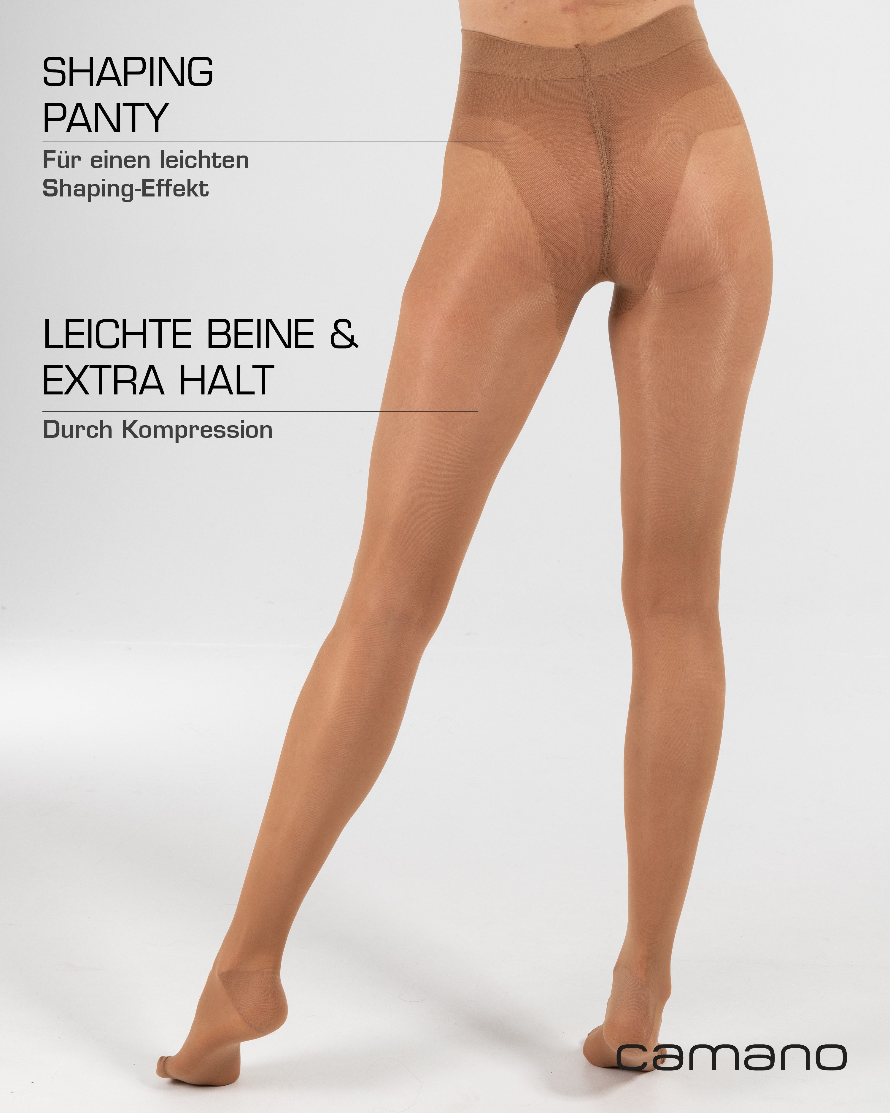 Camano Shaping-Strumpfhose fine functional 40 DEN (2er Pack) matter Effekt, eleganter Look