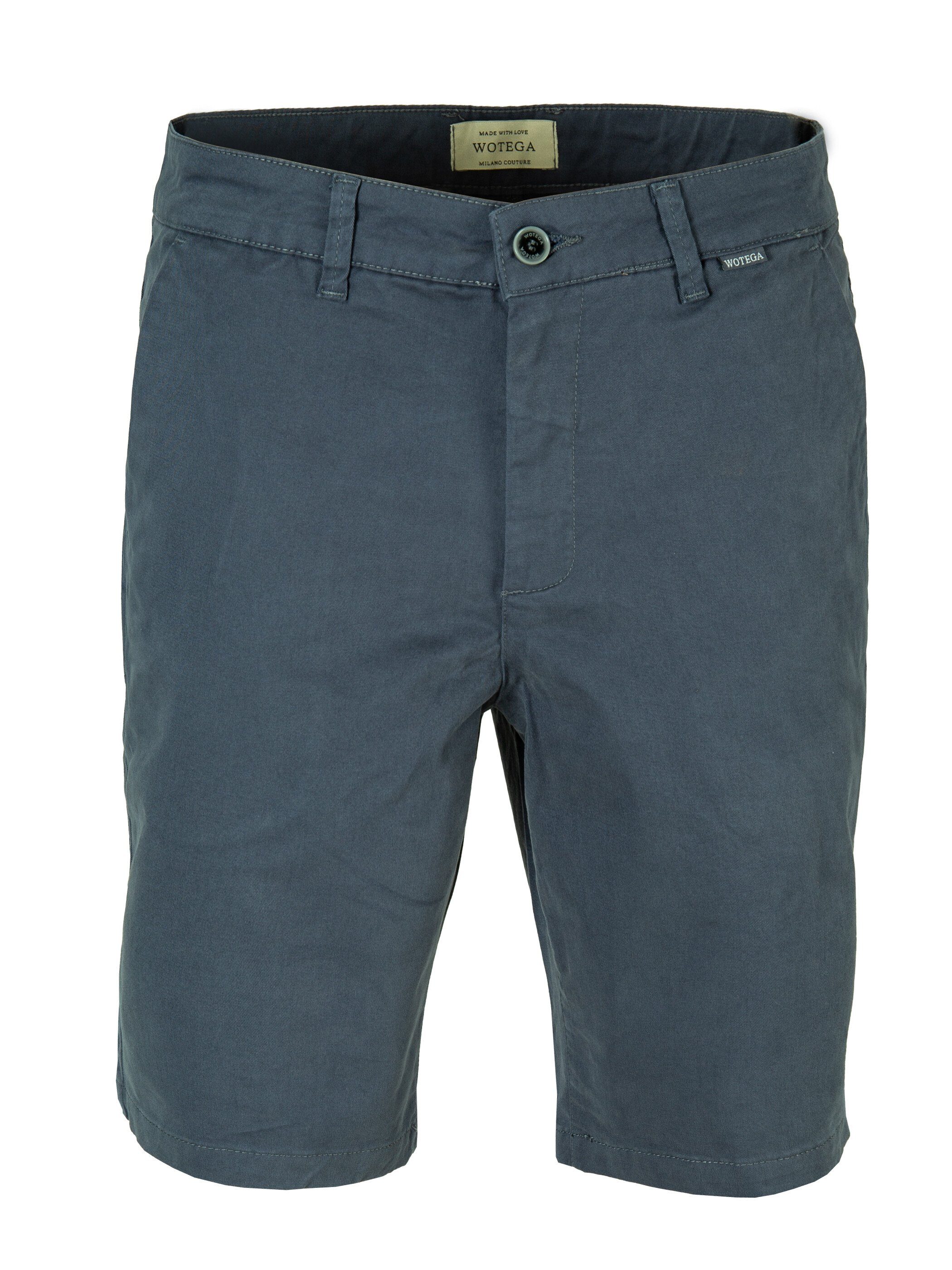 WOTEGA Shorts Spring kurze Chino Herren Chinoshorts mit Stretchanteil Blau (Blue Graphite 194015)