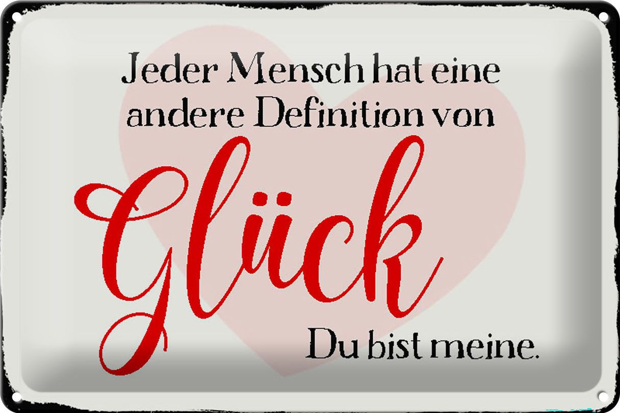 Hebold Metallschild Schild Blech 30x20cm Made in Germany Spruch