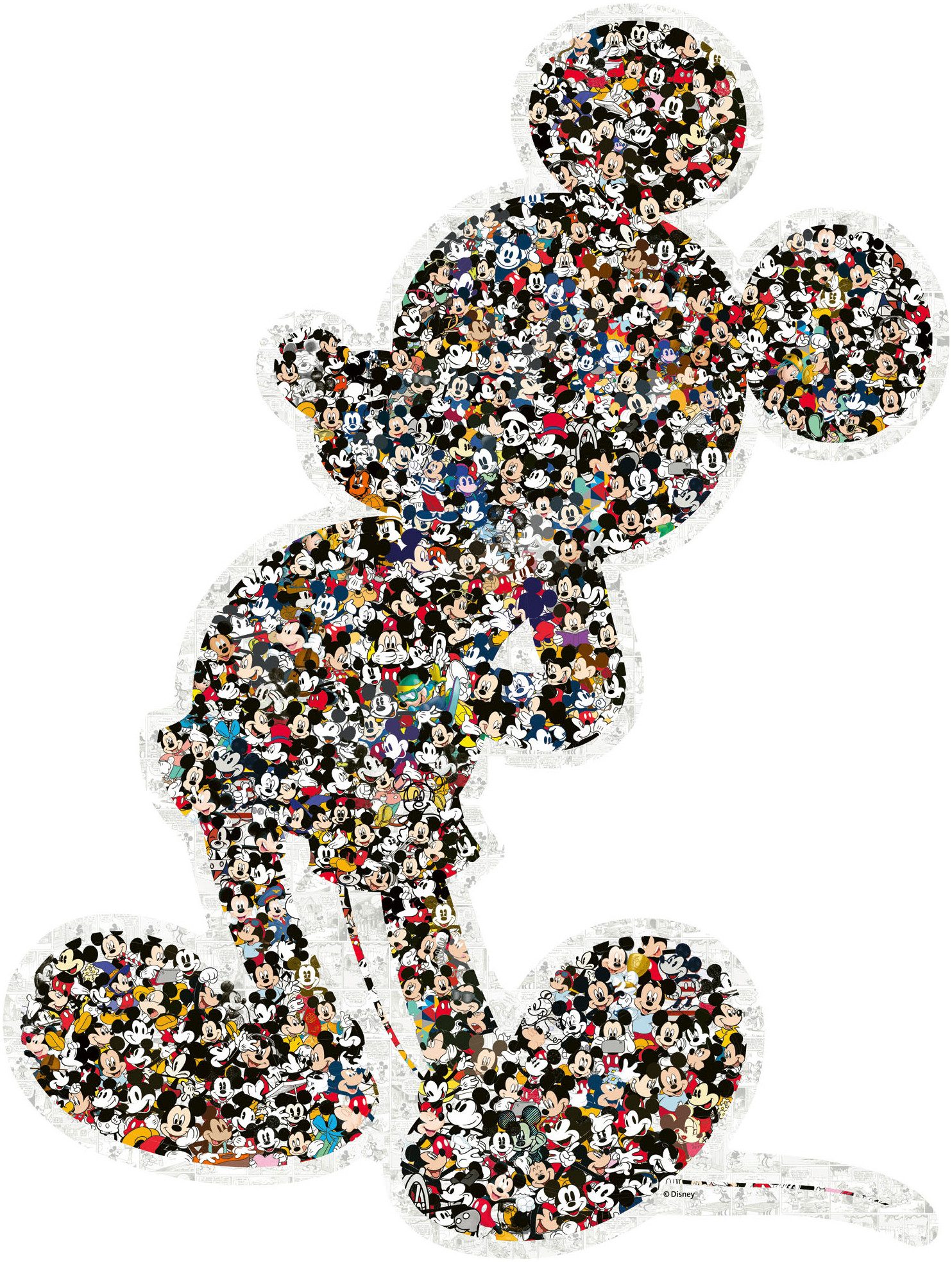 Ravensburger Konturenpuzzle Shaped Mickey, 945 Puzzleteile, Made in Germany günstig online kaufen