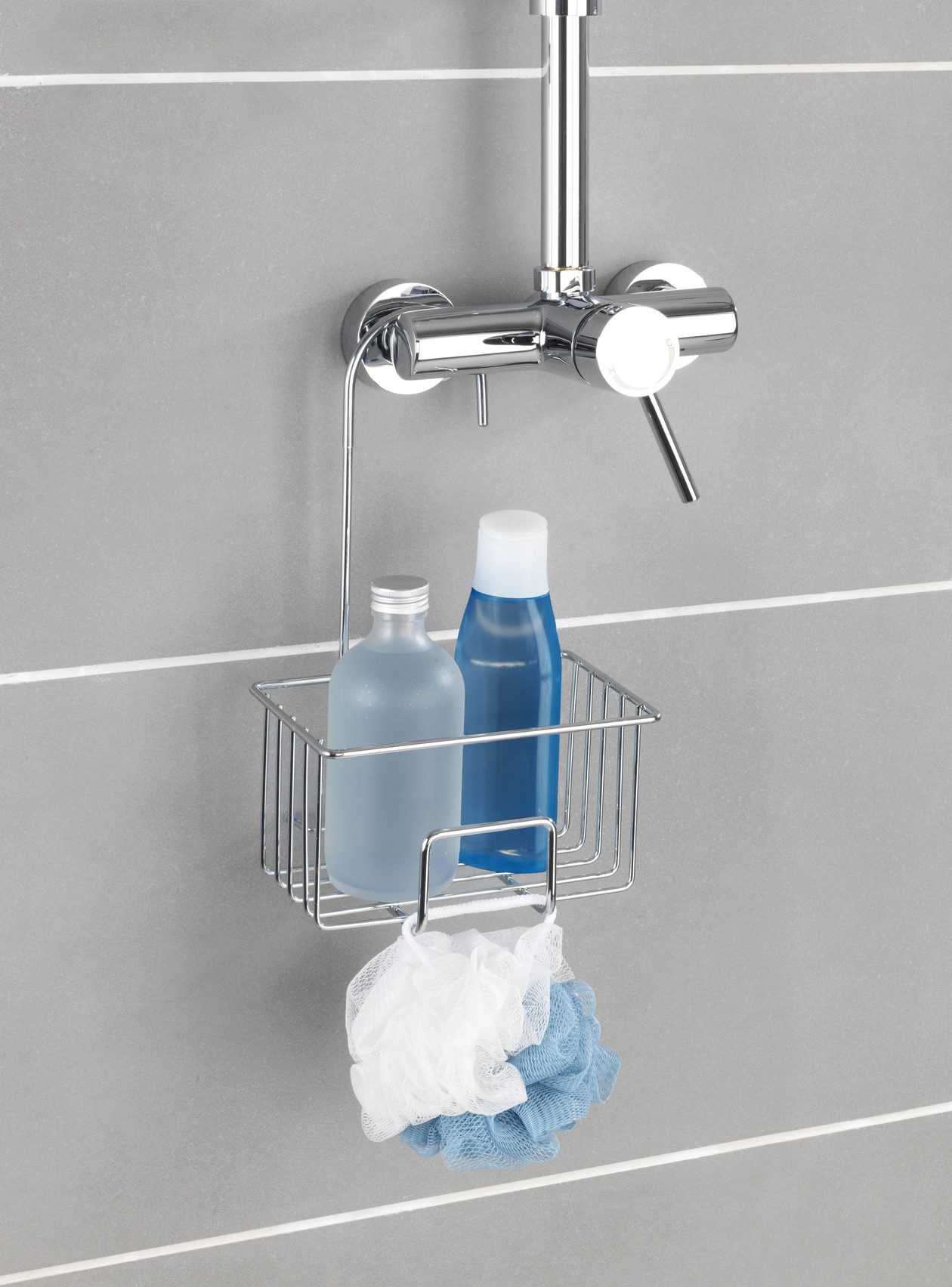 WENKO Duschablage Milito, Dusch-Caddy zum Einhängen ohne Bohren, Ablage aus günstig online kaufen