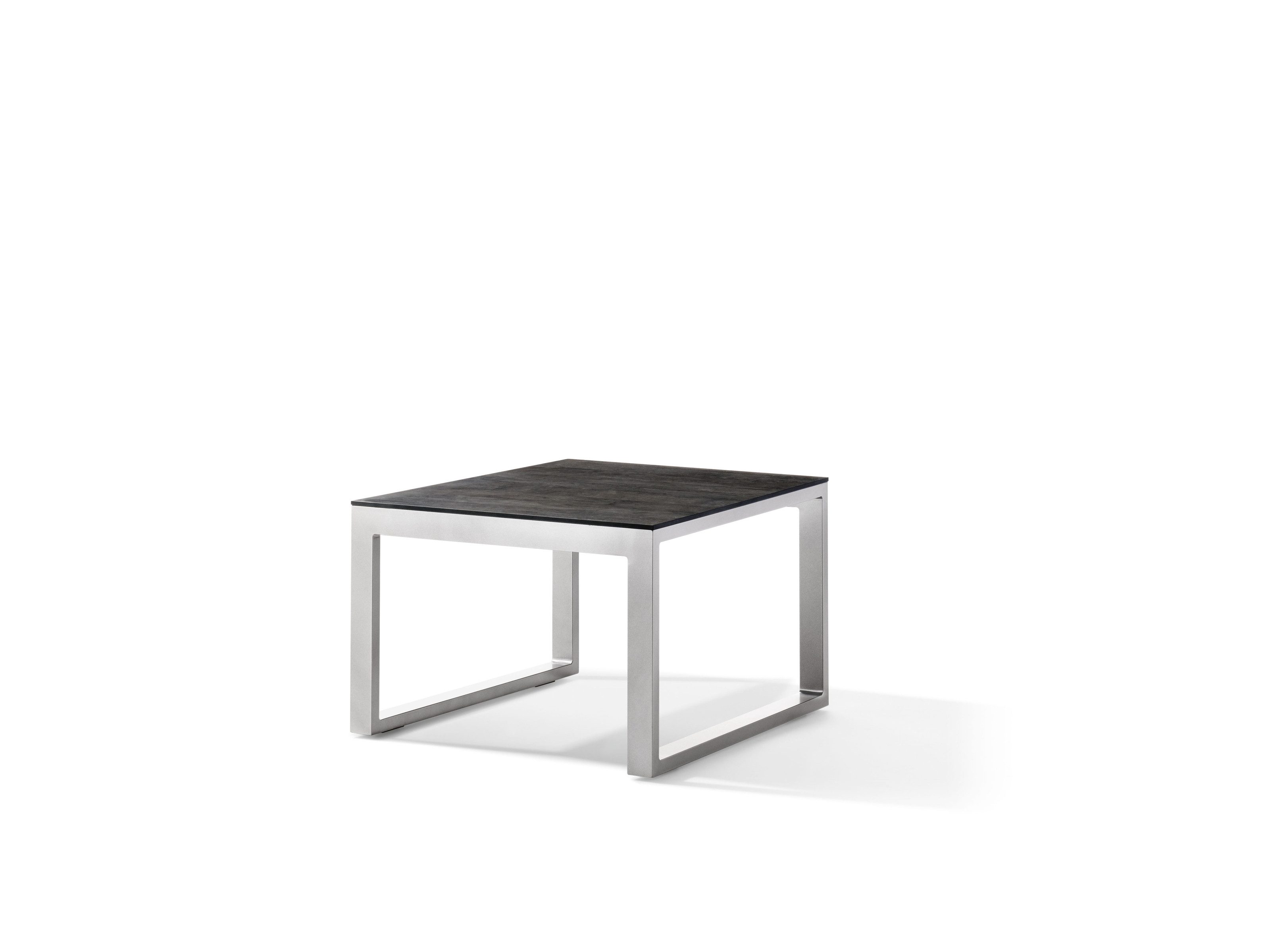 sieger Gartentisch Lounge, in Beton dunkel, graphit - 60x44x60 (BxHxT)