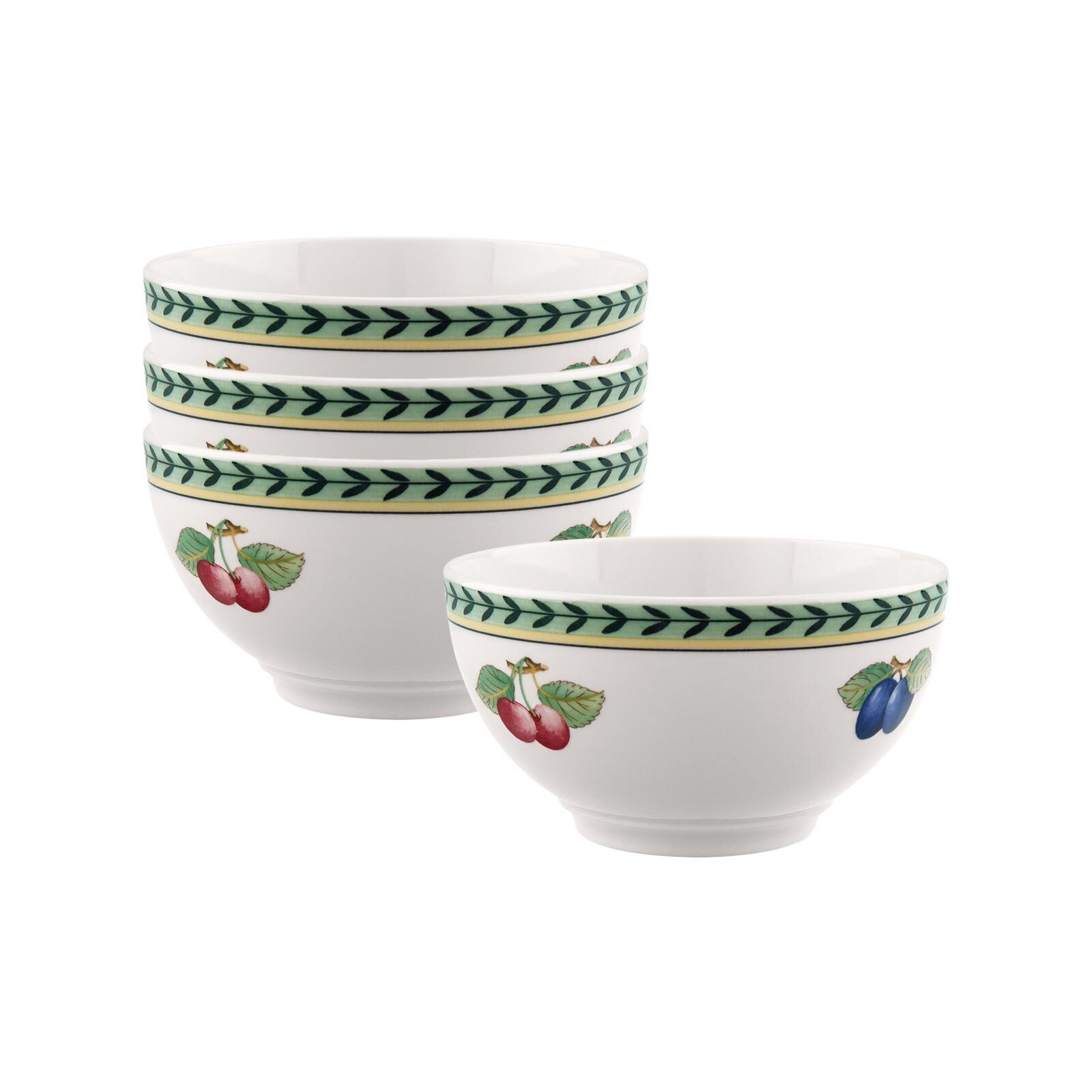 Villeroy & Boch Schale French Garden Fleurence Bols ø 14 cm 4er Set, Porzellan, (4x Schale, 4-tlg)