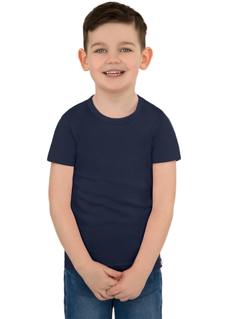 Trigema T-Shirt TRIGEMA T-Shirt aus Baumwolle/Elasthan (1-tlg)