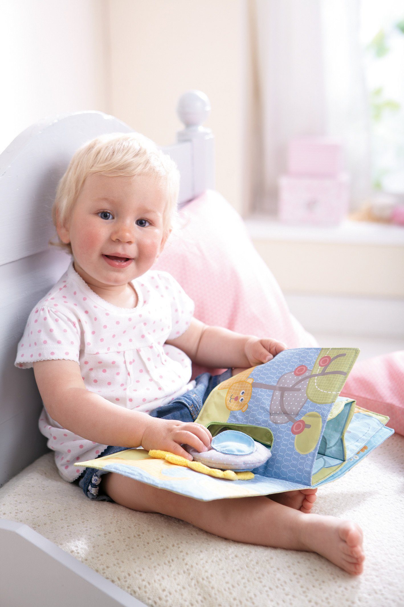 Haba Greifspielzeug Stoffbuch Elefant Egon
