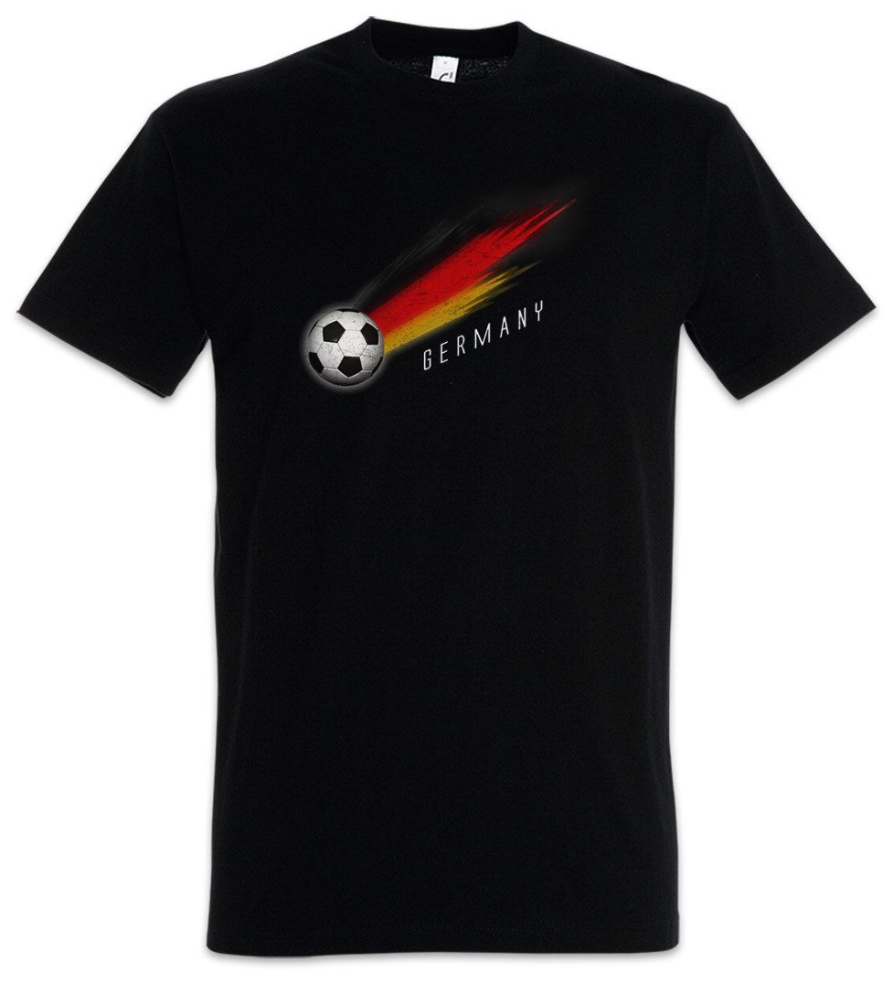 Urban Backwoods Print-Shirt Germany Football Comet I Herren T-Shirt Deutsch Deutschland German (1-tlg) Fahne Fußball Deutsche Fussball