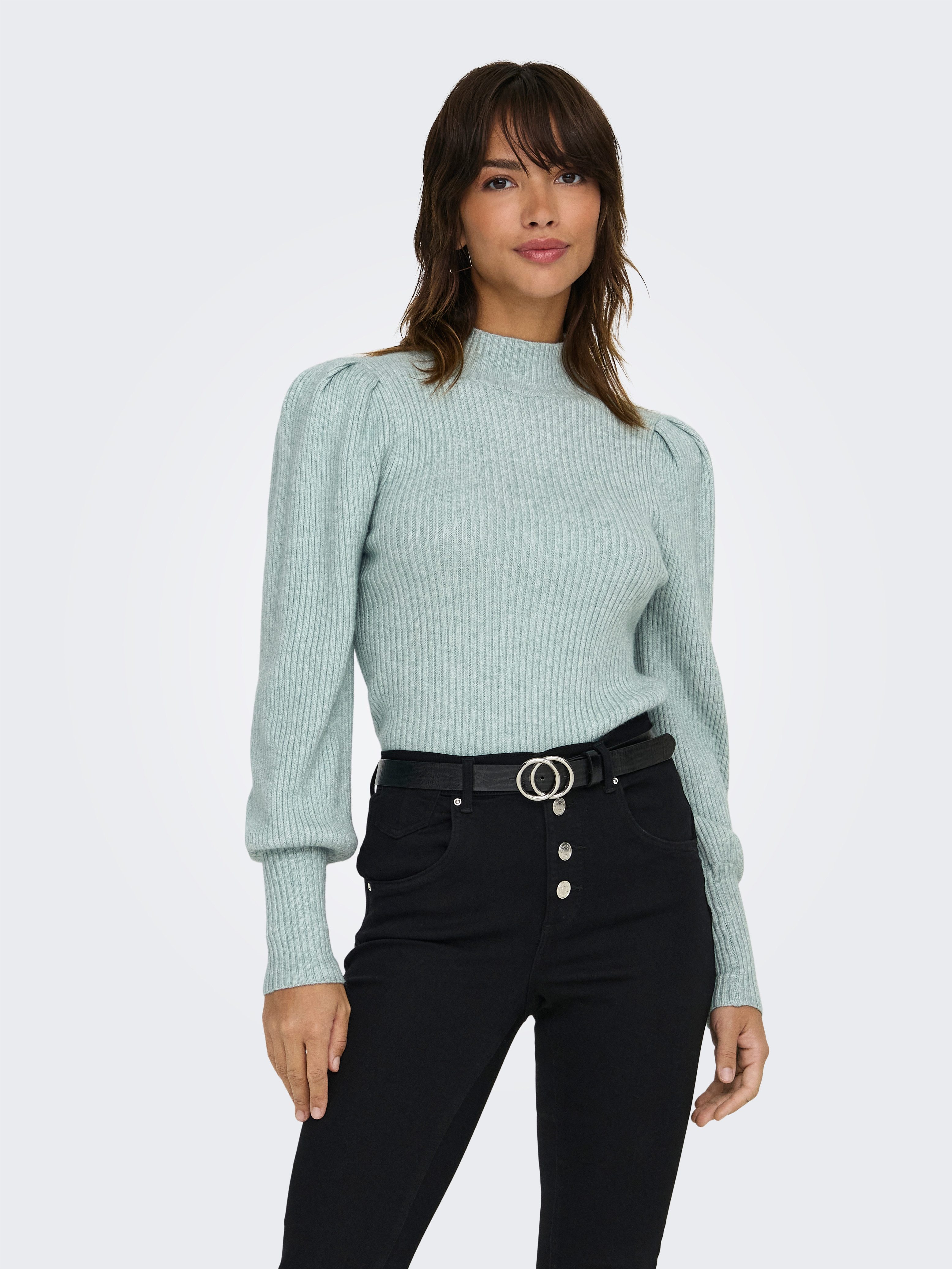 ONLY Strickpullover ONLKATIA L/S HIGHNECK PULLOVER KNT NOOS Viskosemischung