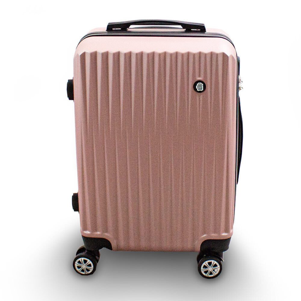 Barut Handgepäckkoffer Barut Reisekoffer M Modell General Rosegold, 4 Rollen