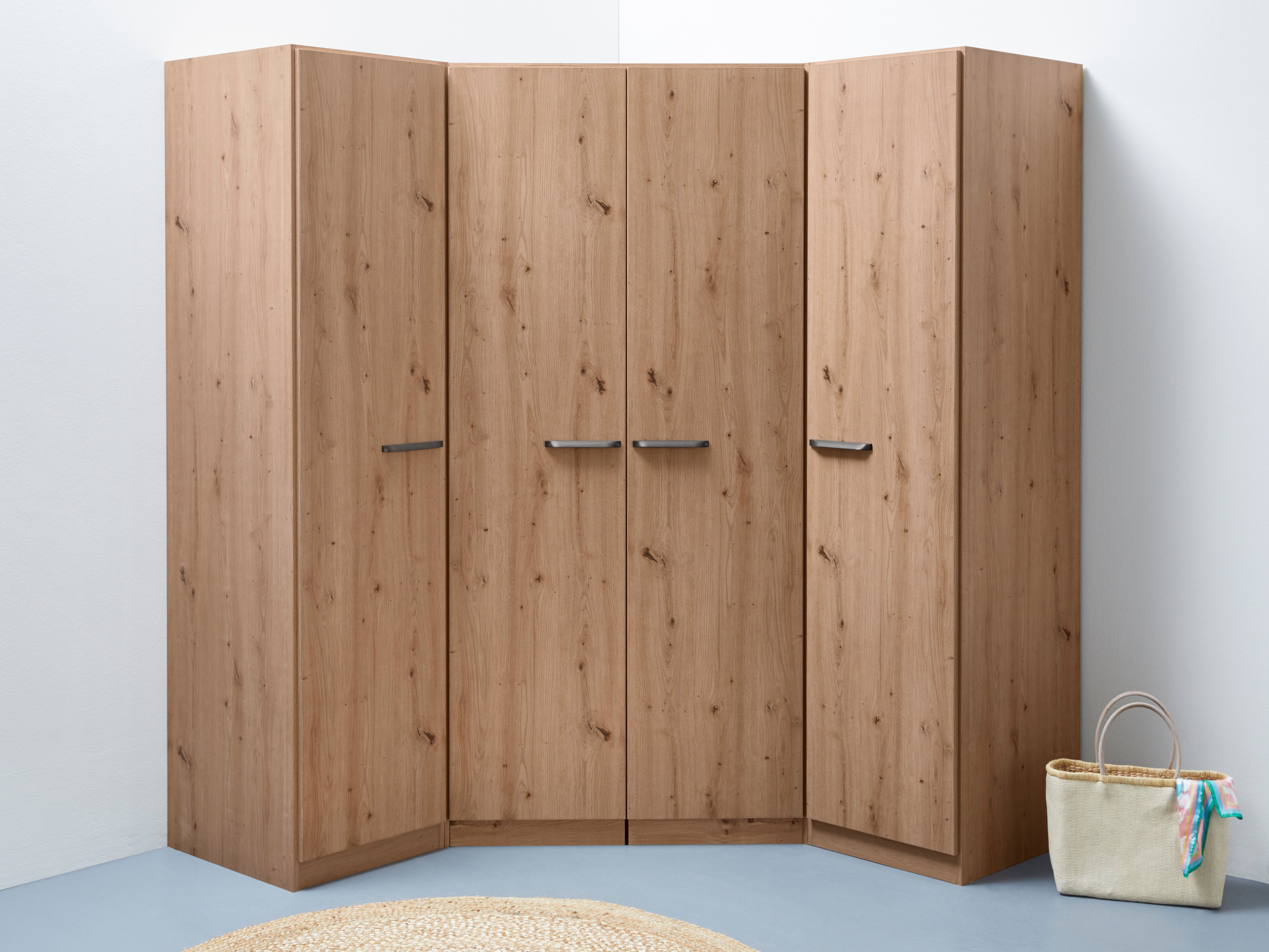 rauch Schrank-Set Kleiderschrank Schrank Garderobe Wäscheschrank VANDOR, (Set), 4-türig mit viel Stauraum, Schränke einzeln stellbar MADE IN GERMANY