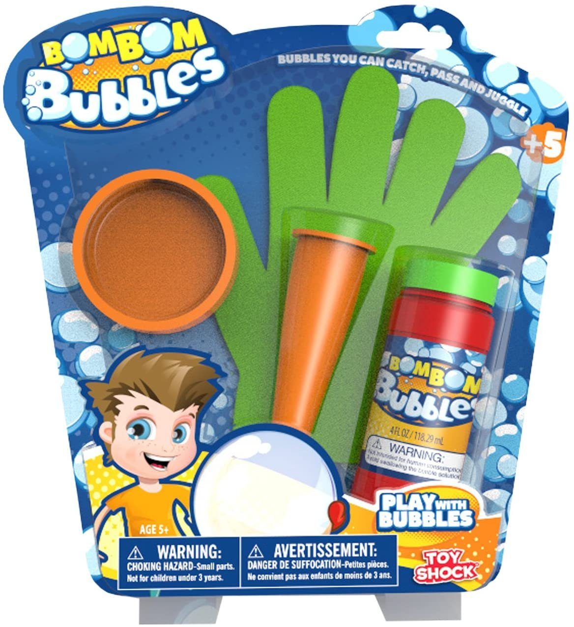 Seifenblasenspielzeug Bom Bom Bubbles, Seifenblasen zum Spielen.