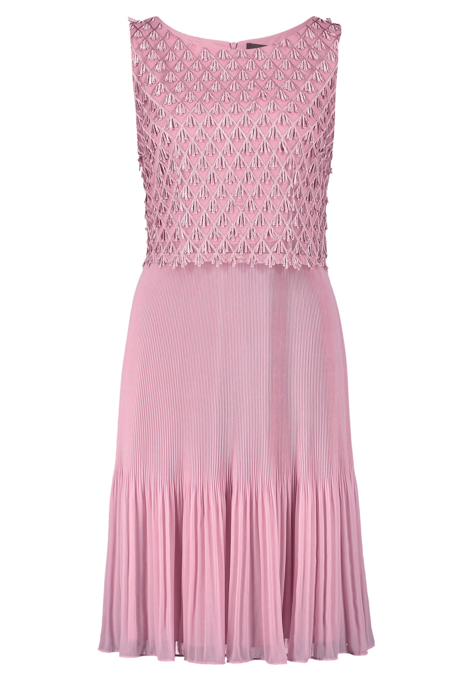 Vera Mont Cocktailkleid Damen Cocktailkleid mit Plissee Fransen günstig online kaufen