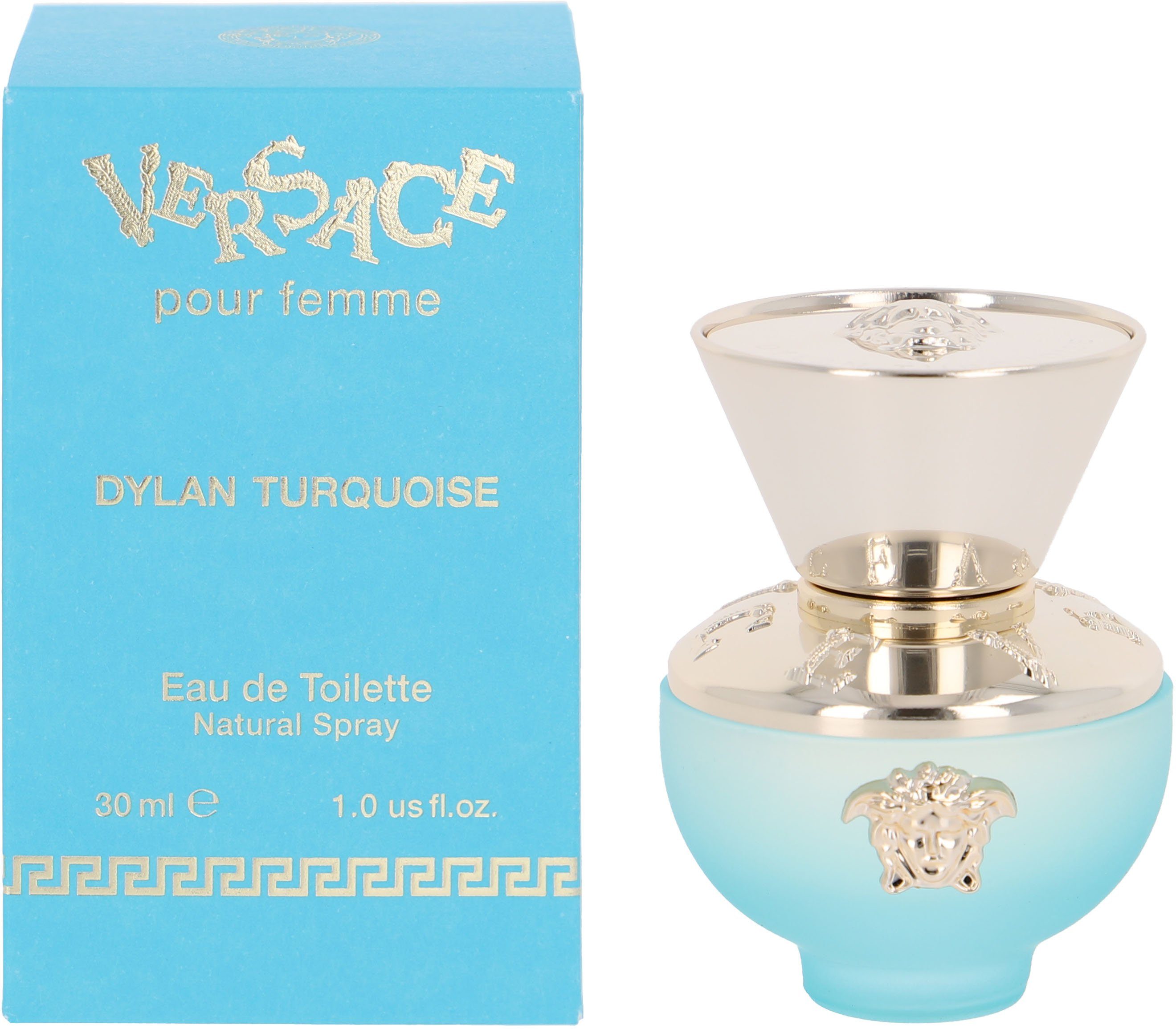 Versace Eau de Toilette DYLAN TURQUOISE EDT, mit fruchtigem Aroma