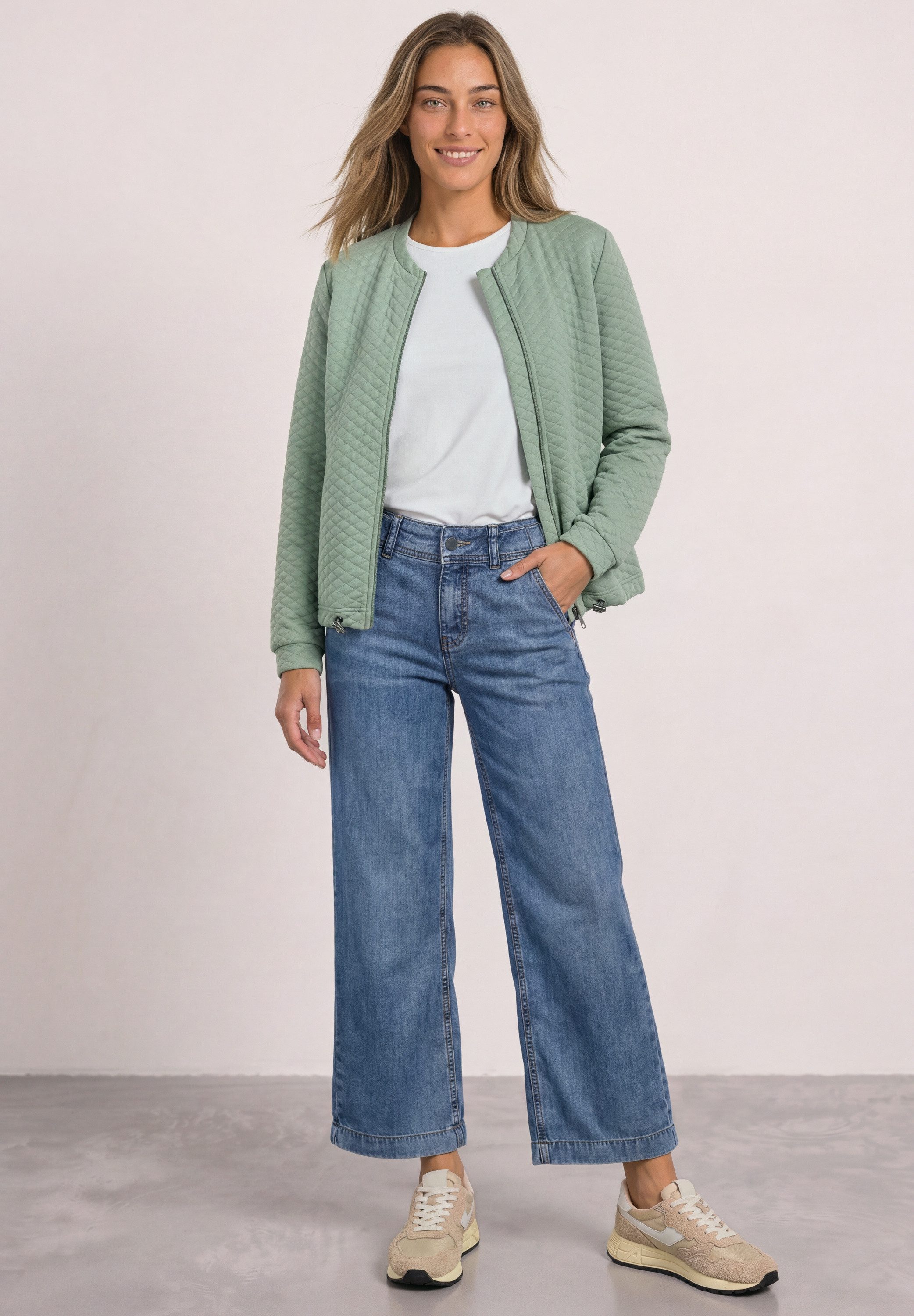 STREET ONE Cardigan mit Rundhalsausschnitt