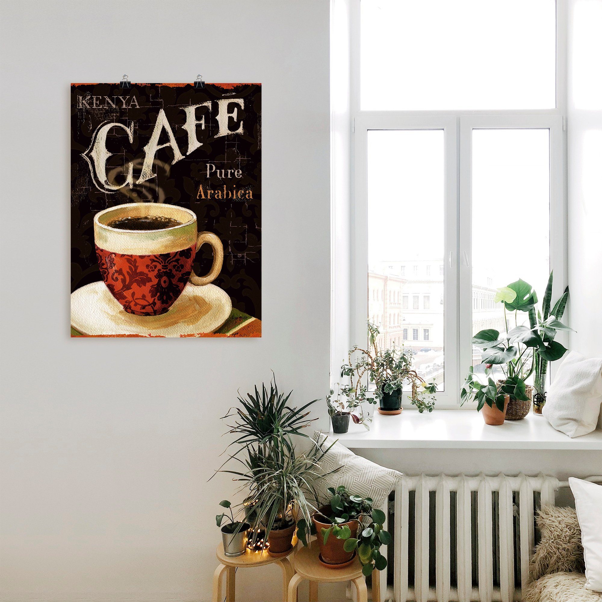 Artland Wandbild Heutiger St), Größen Kaffee Wandaufkleber Getränke (1 als in Leinwandbild, versch. Poster oder I