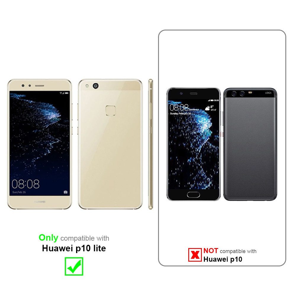 Cadorabo Handyhülle für Huawei P10 LITE Hülle Huawei P10 LITE, Flexible TPU Silikon Handy Schutzhülle - Hülle - ultra slim