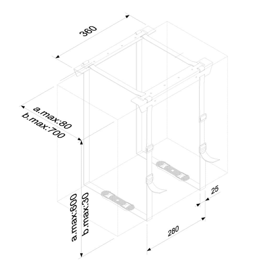NewStar Monitor-Halterung PC-Halterung Untertisch-Montage Schwarz