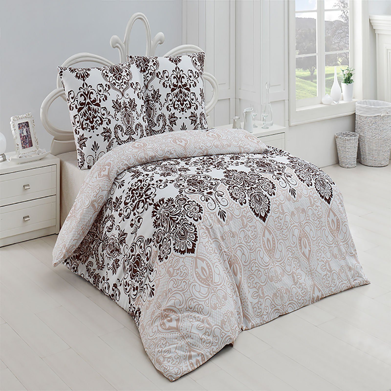 Buymax Bettwäsche Wendebettwäsche, Bettbezug-Set, Renforcé 100% günstig online kaufen