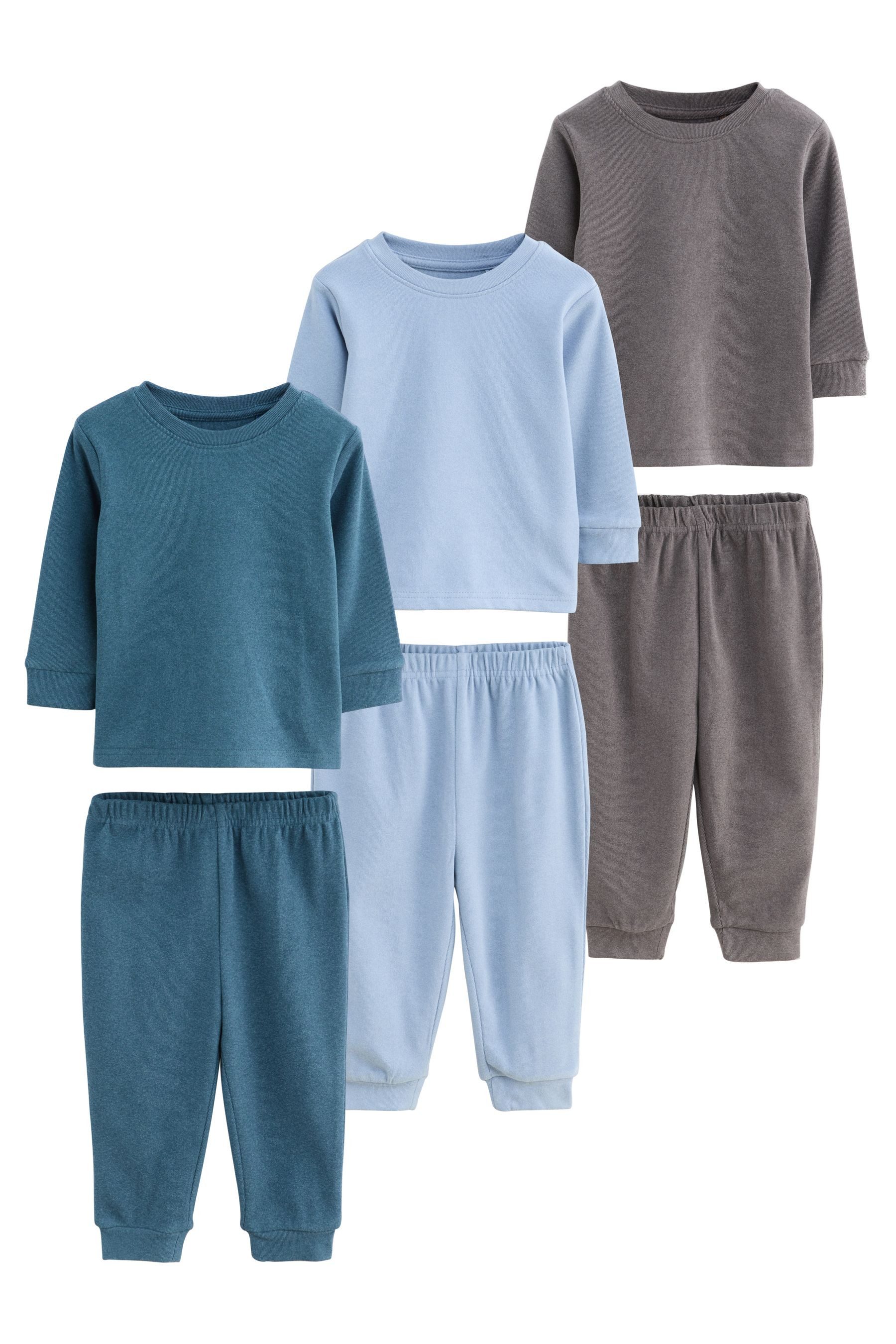 Pyjama Relaxed Fit Pyjama, 3er-Pack