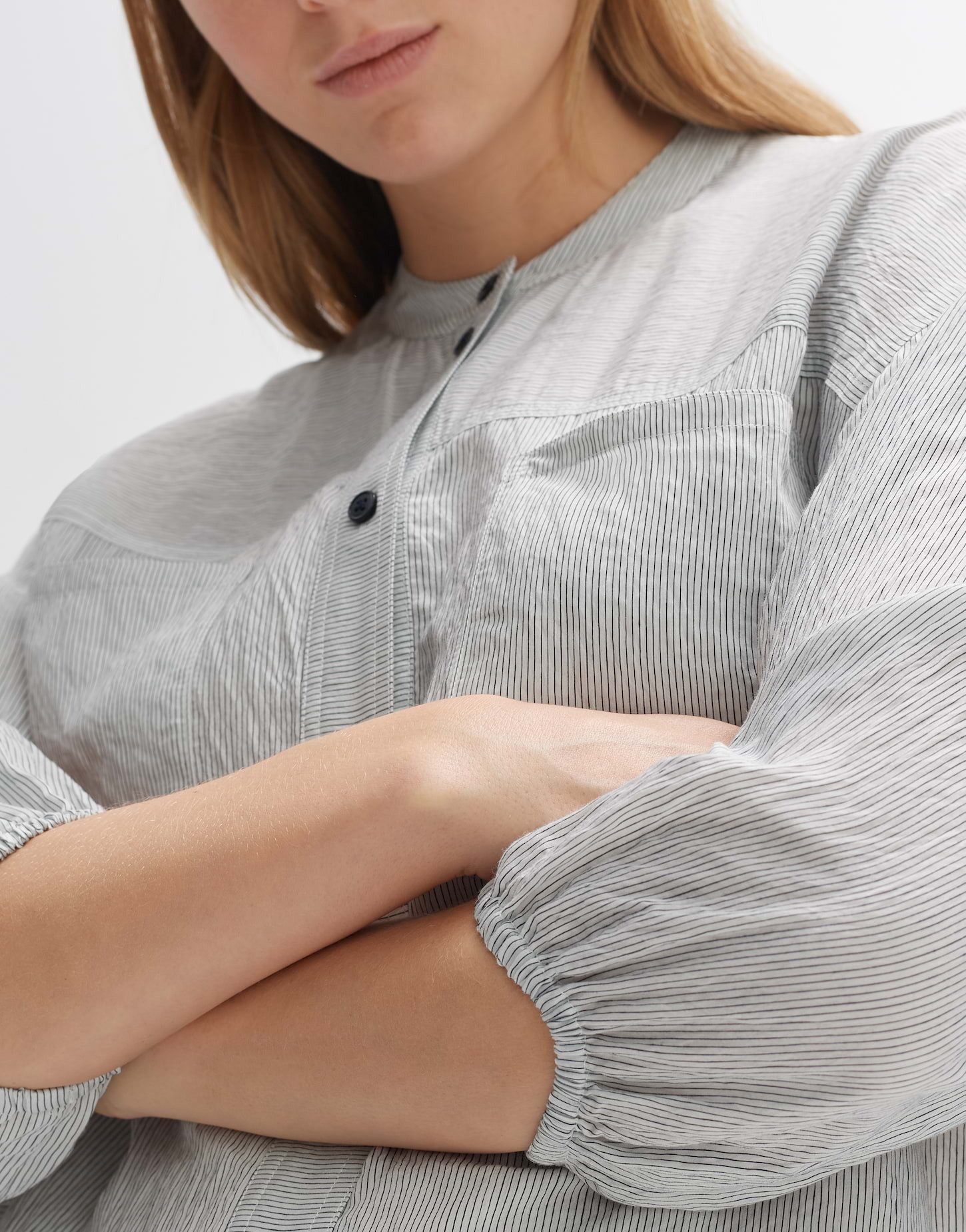 OPUS Kurzarmbluse Bluse FINTRA Loose aus ECOVERO™ Viskose Mix