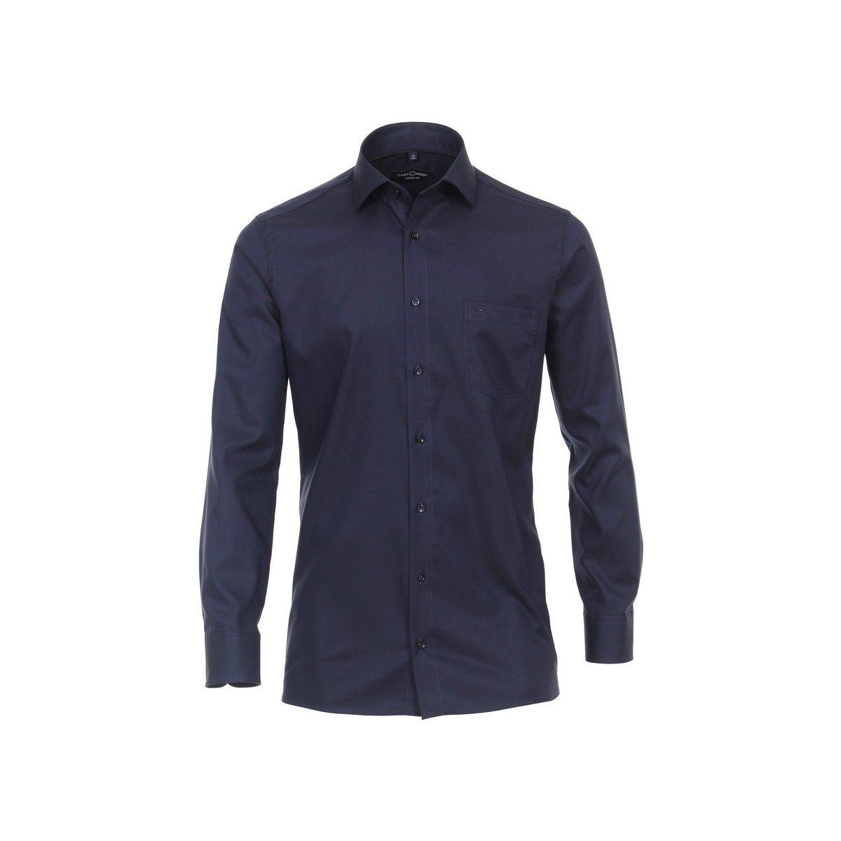 Angabe) (1-tlg., graues Businesshemd Dunkelblau VENTI keine blau