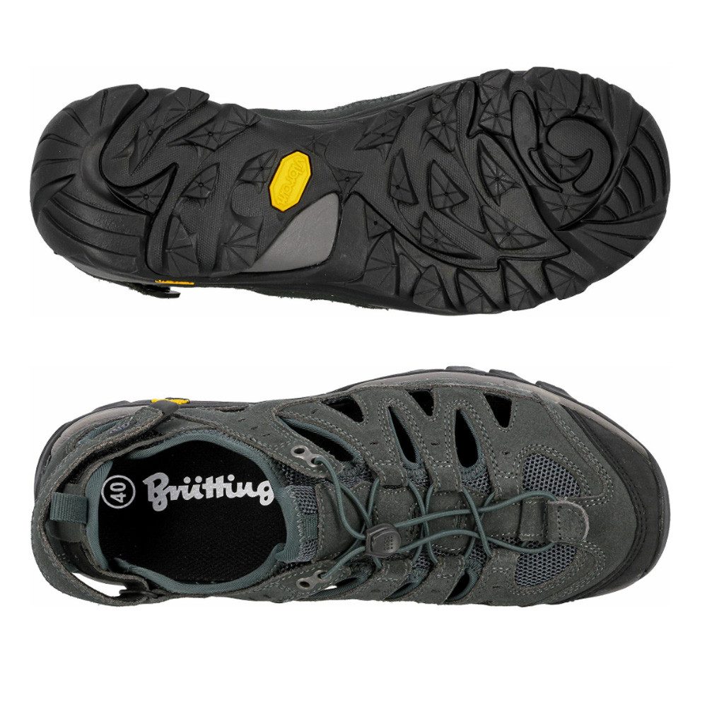 BRÜTTING Vibram - Sandalen Chamberlin Outdoorschuhe Sommer Leder, grau Outd günstig online kaufen