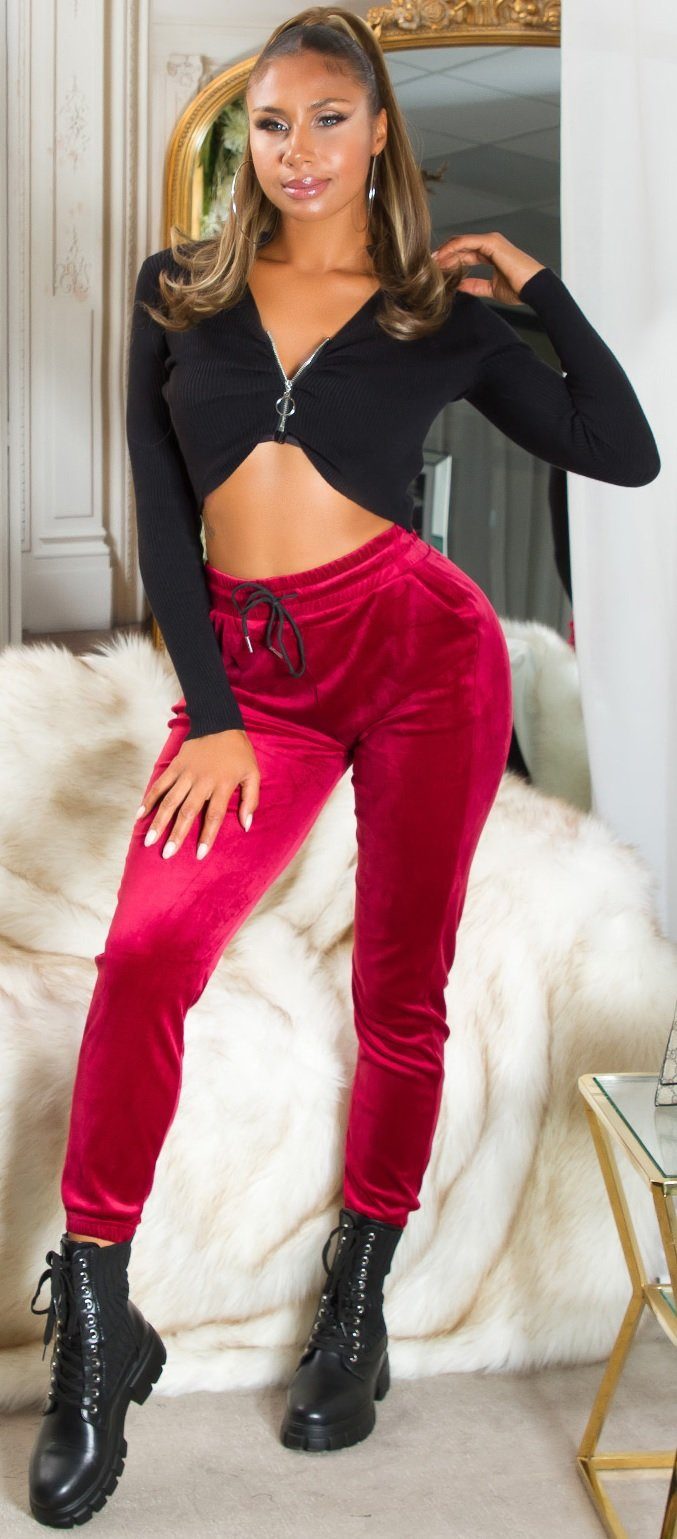 Koucla Jogger Pants Joggingshose, bequem unifarben günstig online kaufen