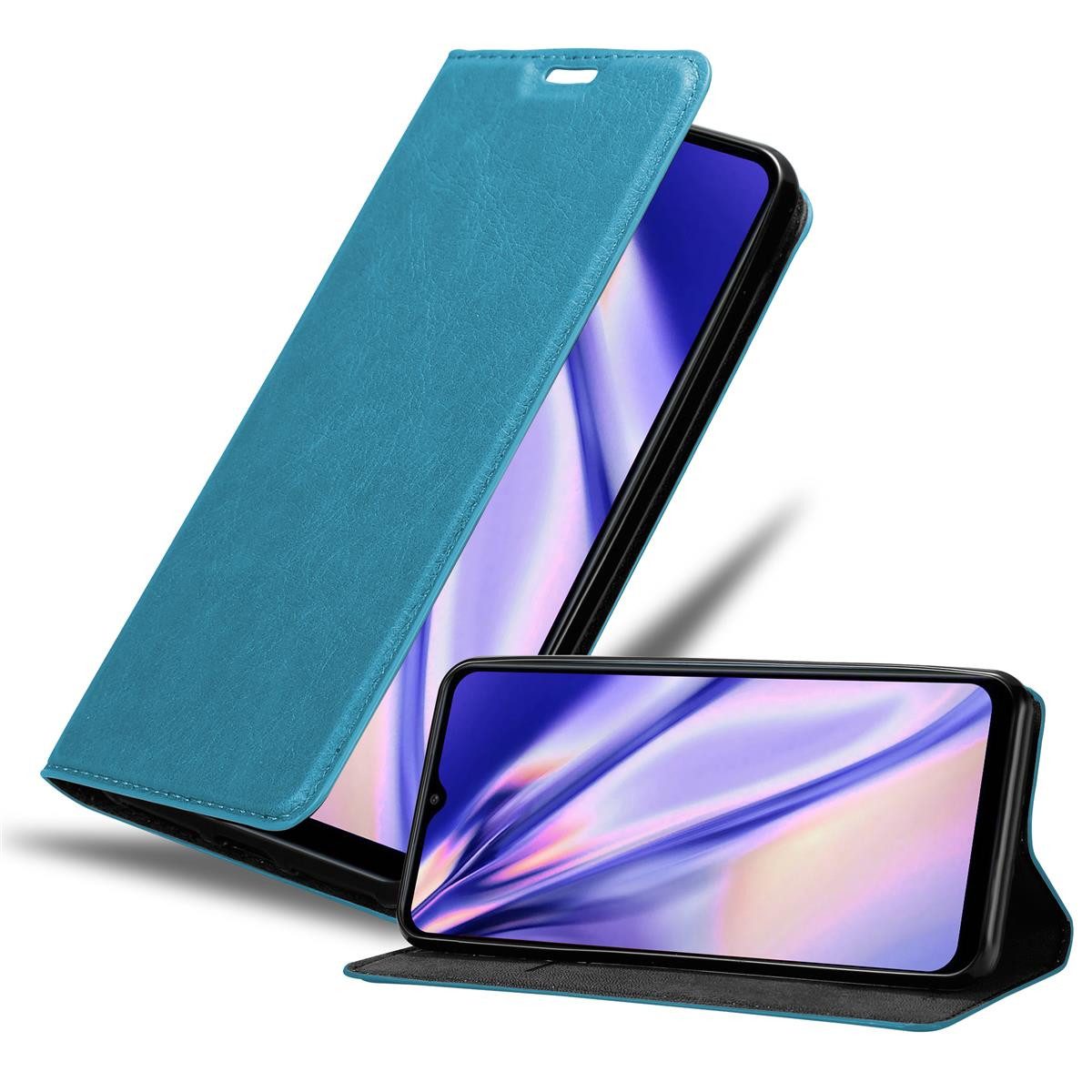 Cadorabo Handyhülle für Samsung Galaxy A12 / M12 Hülle Samsung Galaxy A12 / M12, Hülle Schutzhülle mit Standfunktion, Magnetverschluss und Kartenfach