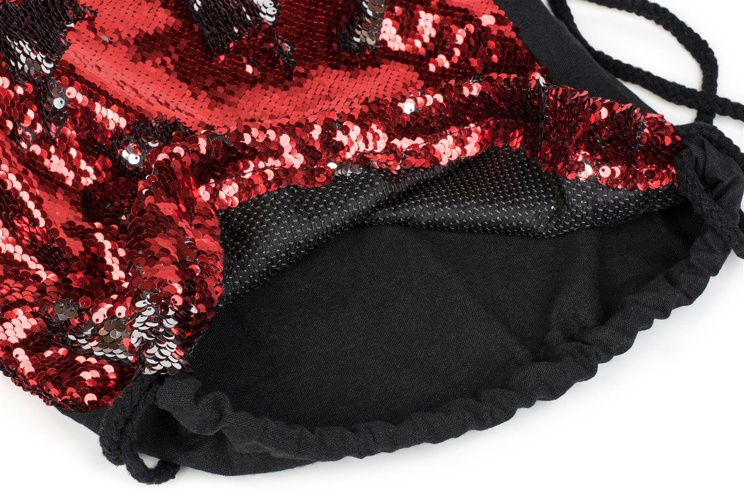 styleBREAKER Turnbeutel Turnbeutel mit Wendepailletten (1-tlg)