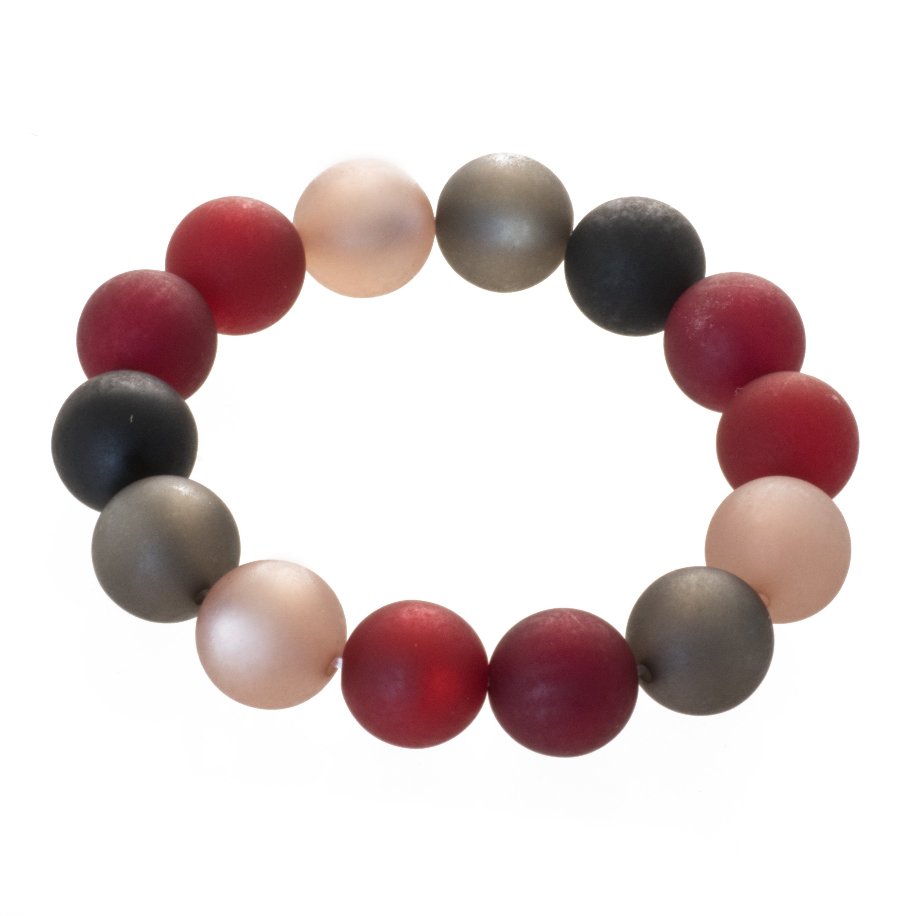 Armband Polaris schwarz rot rosa, Polaris Armband