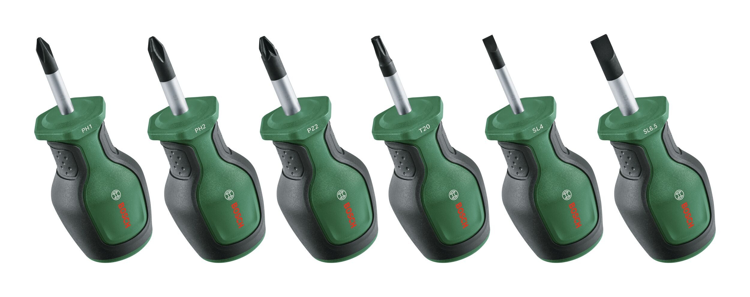 BOSCH Schraubendreher, (6 Teile), Handwerkzeug Set, kurz, 6-teilig