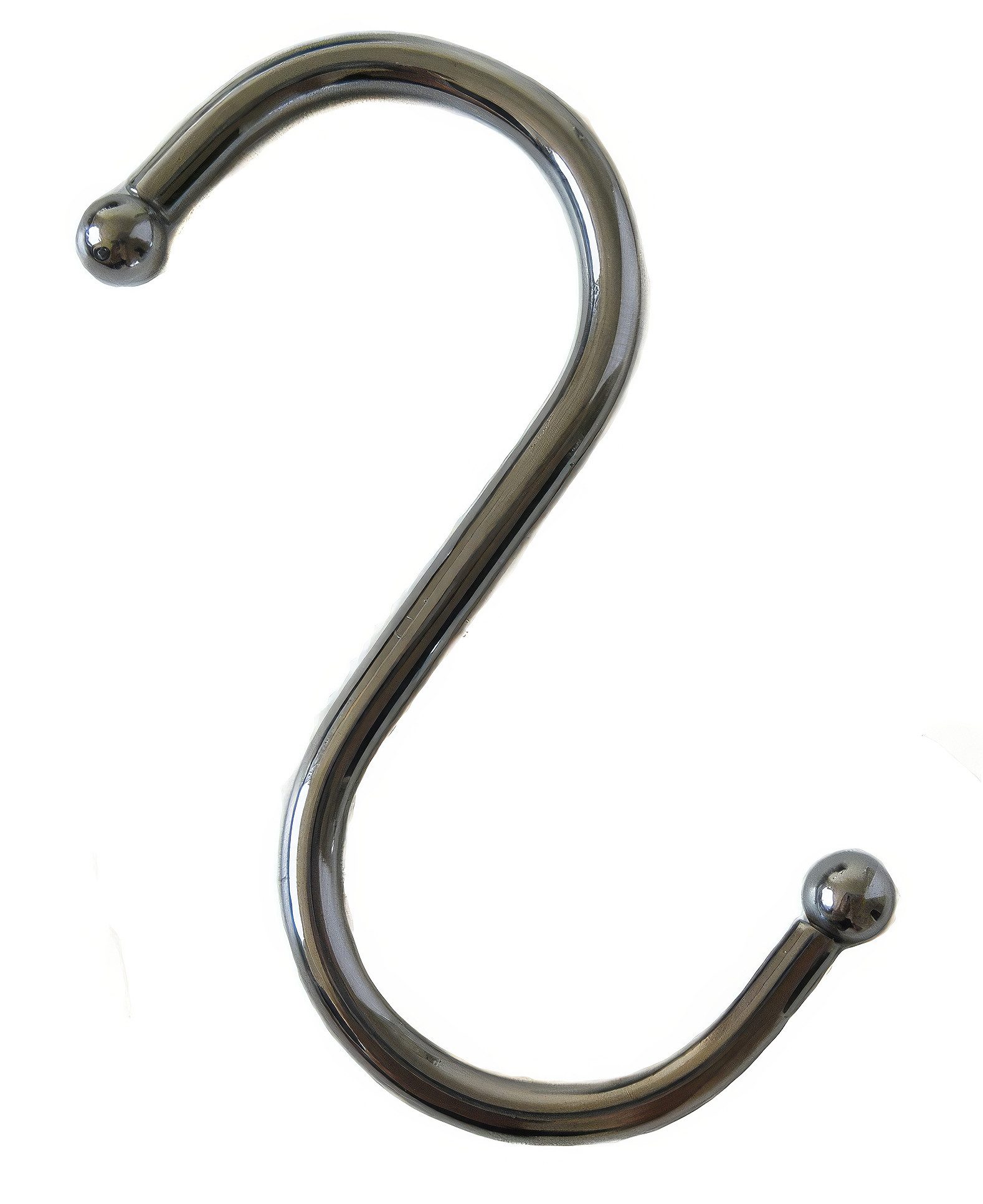 Yudu S-Haken 10 x S-Chrom Haken mit Kugelkopf