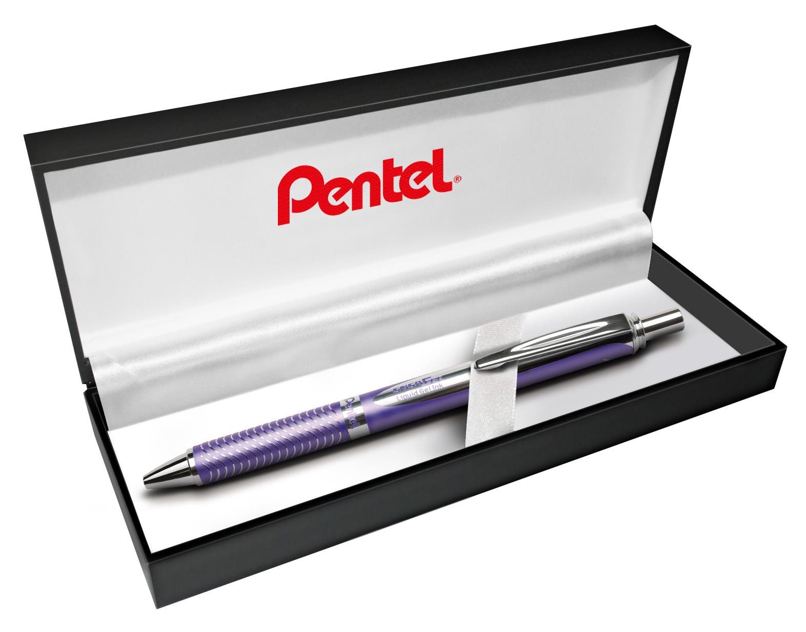PENTEL Tintenroller Pentel Set Liquid Gel-Tintenr. Geh. si-vi.