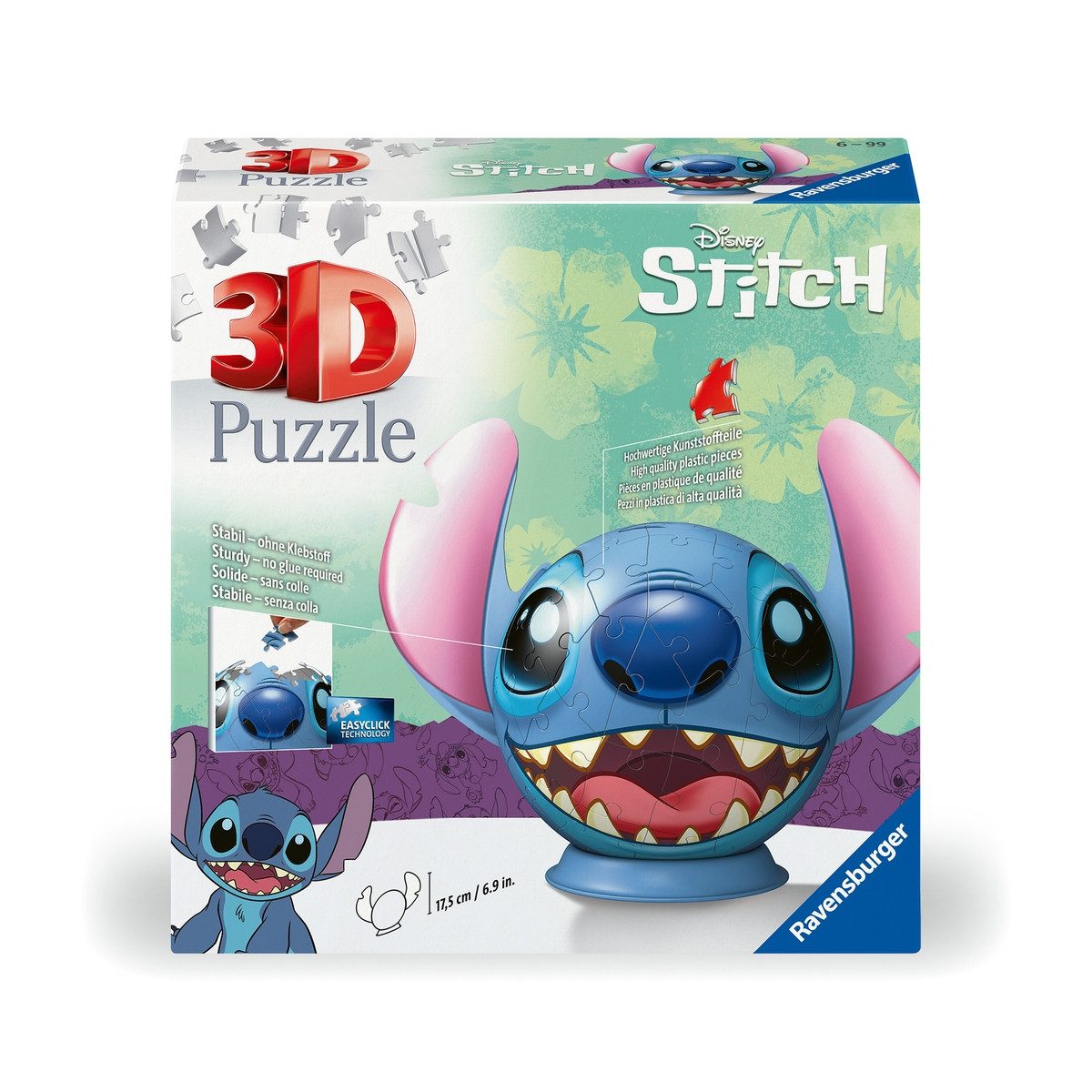 Ravensburger 3D-Puzzle Ravensburger 3D Puzzle-Ball Disney Lilo & Stitch Sti günstig online kaufen