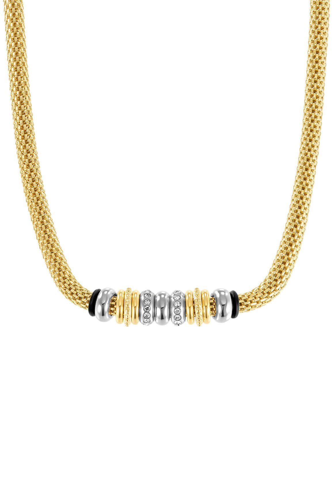 s.Oliver Edelstahlkette 2036834, mit Zir...