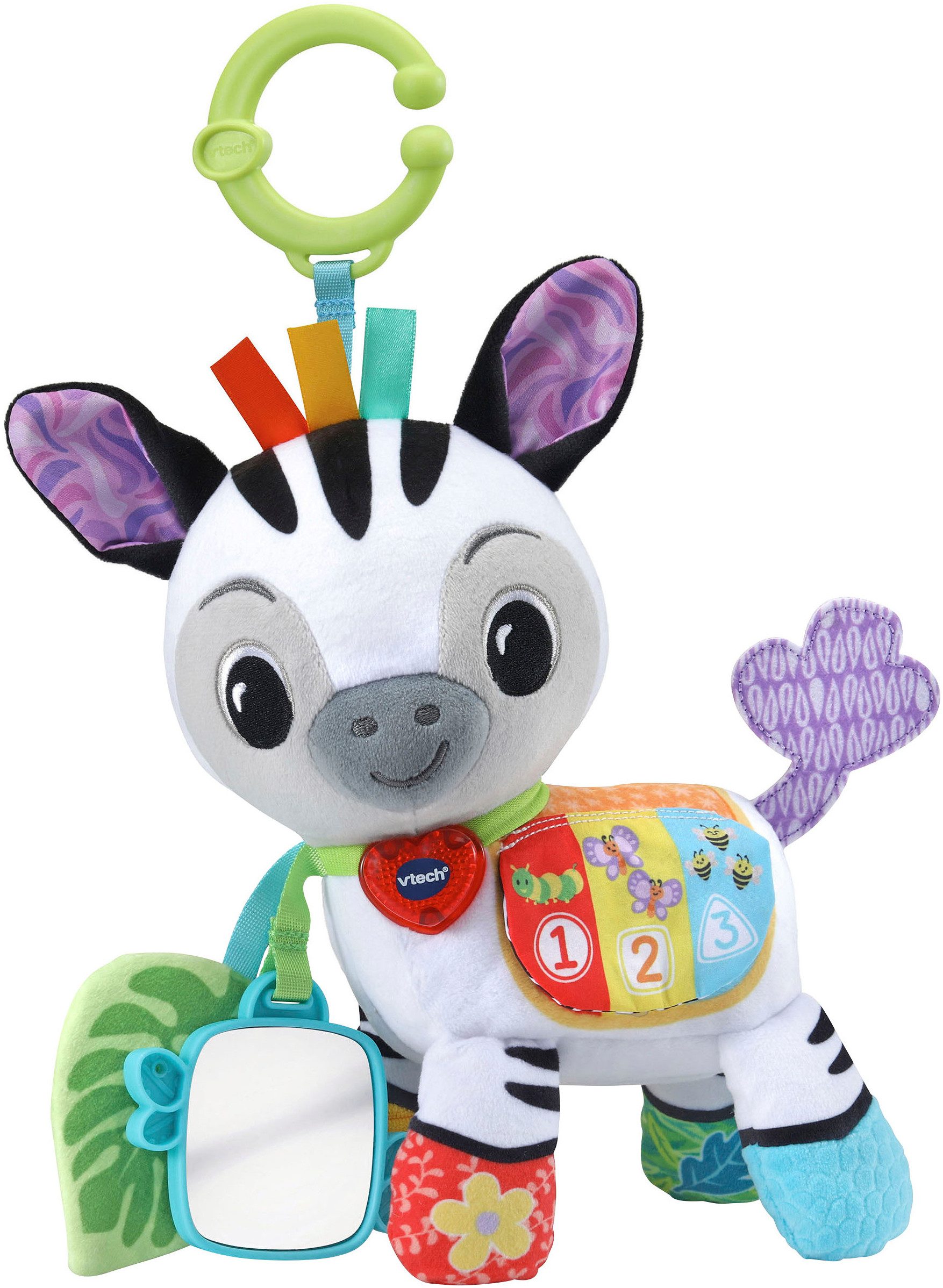 Vtech® Plüschfigur Vtech Baby, Babys Plüsch-Zebra, mit Licht und Sound günstig online kaufen