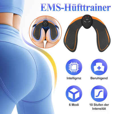 VSIUO EMS-Bauchmuskeltrainer, Bauchtrainer, Armtrainer,6 modi EMS Po trainer