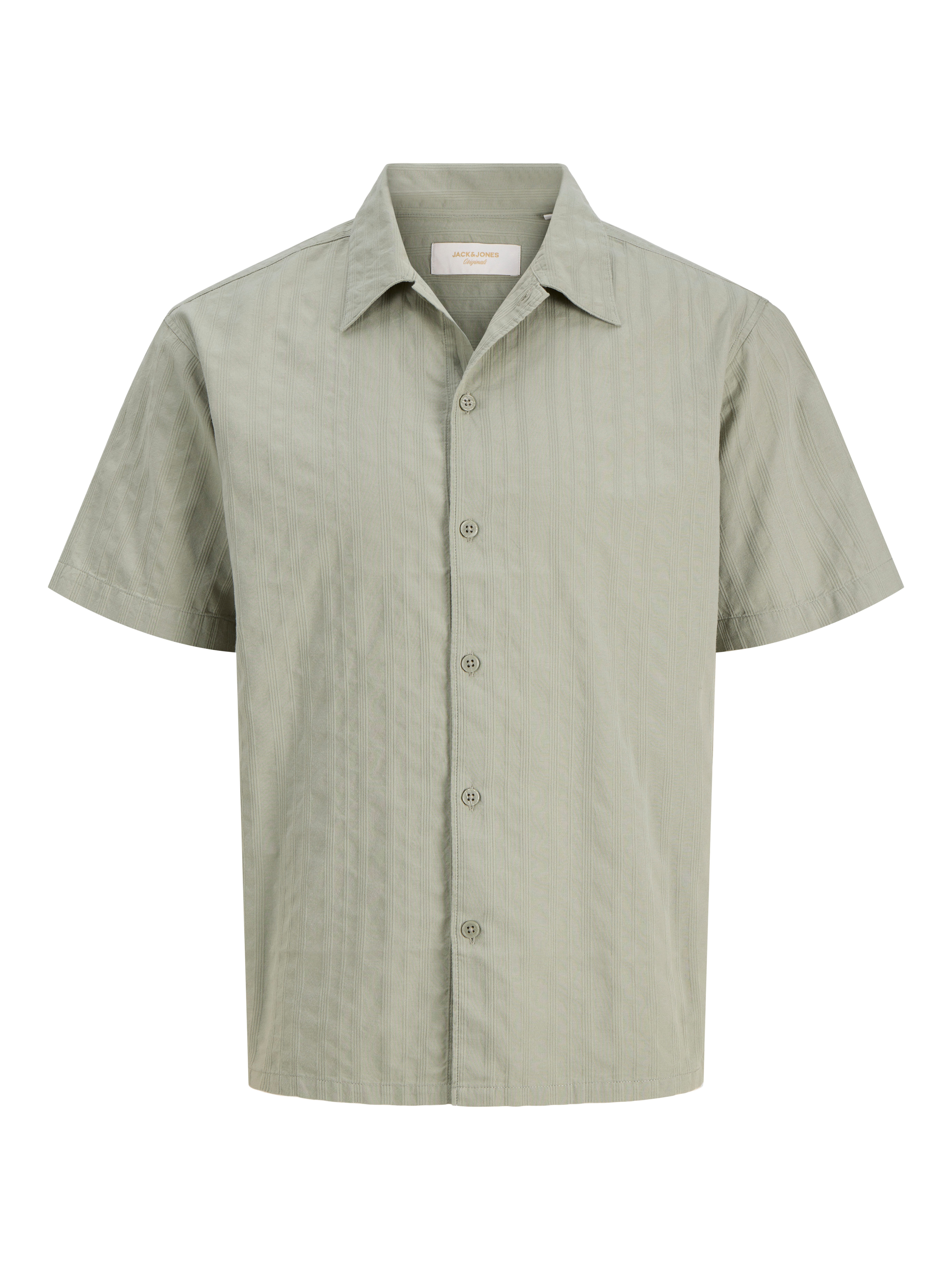 Jack & Jones Kurzarmhemd JORRIVIERA TEXTURE SHIRT SS mit Hemdkragen – Bild 2 von 3