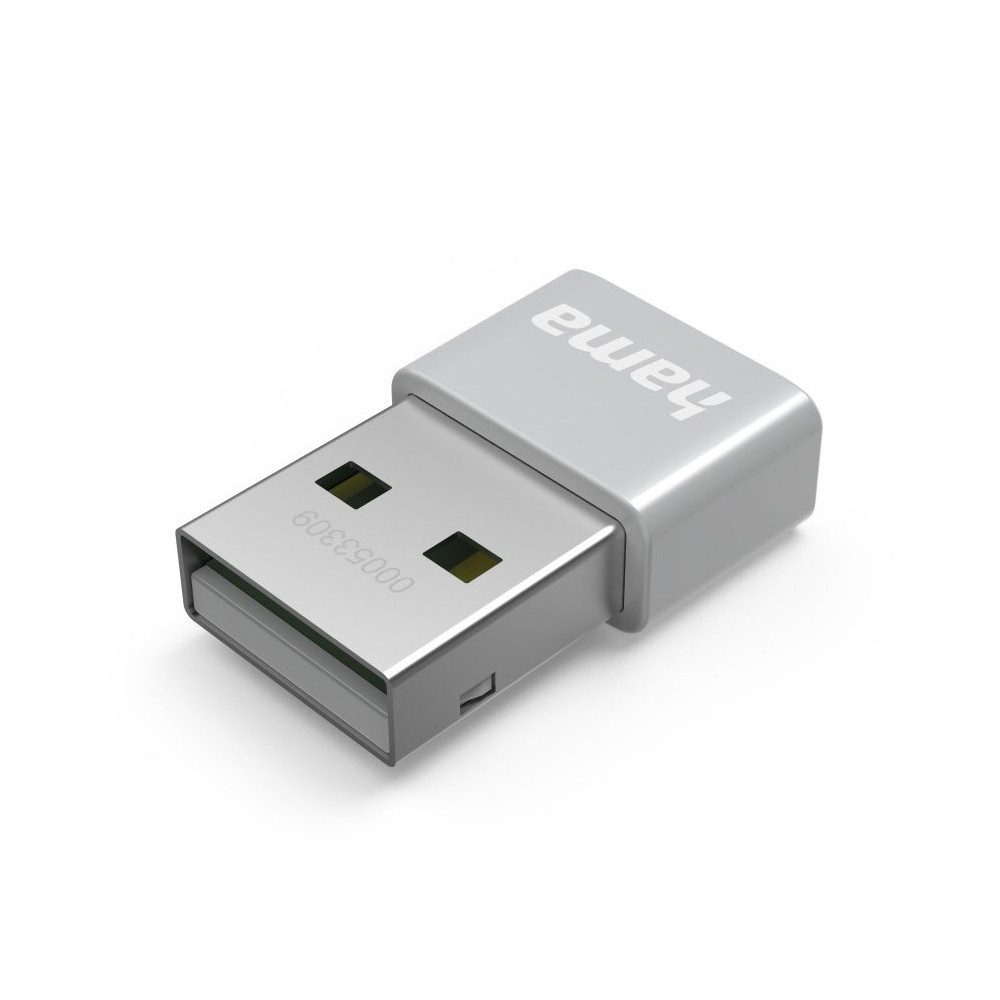 Hama WLAN-Stick Hama N150 Nano-WLAN-USB-Stick 2,4 GHz Netzwerkadapter, Kompakter Nano-USB-Stick