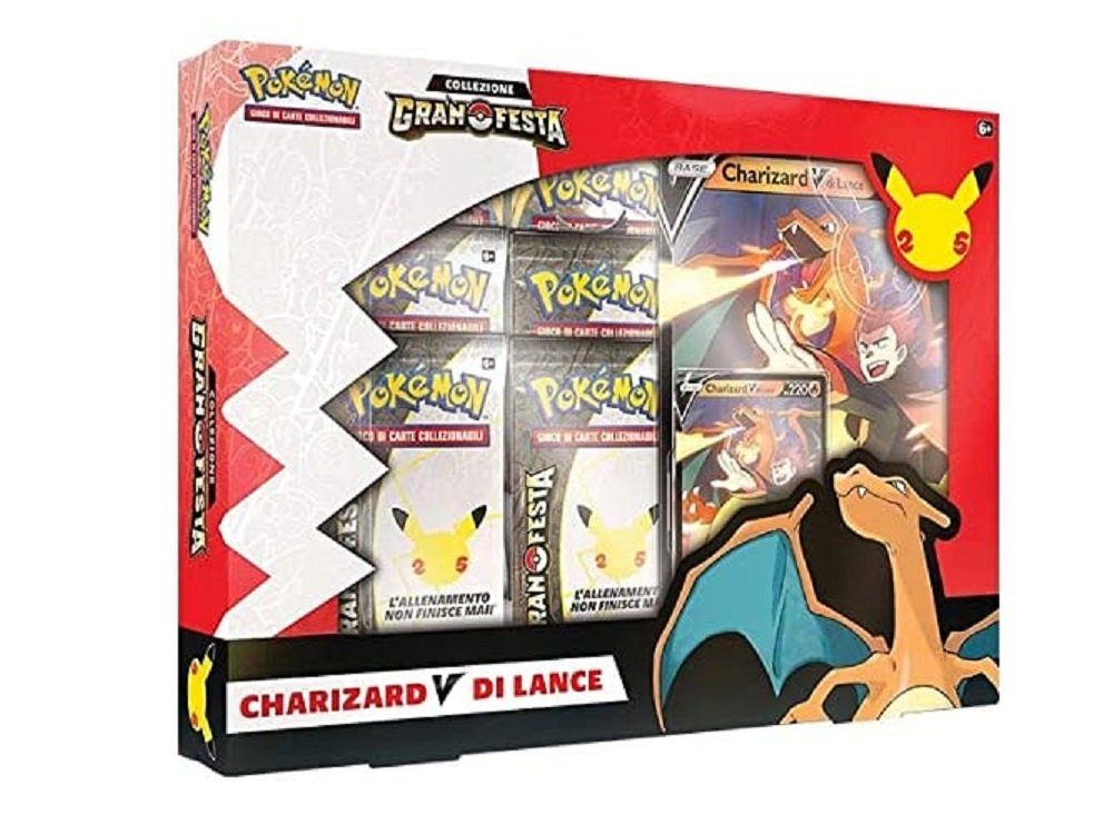 POKÉMON Sammelkarte Pokémon - Celebrations Collection Box - Lance's  Charizard V - englisch