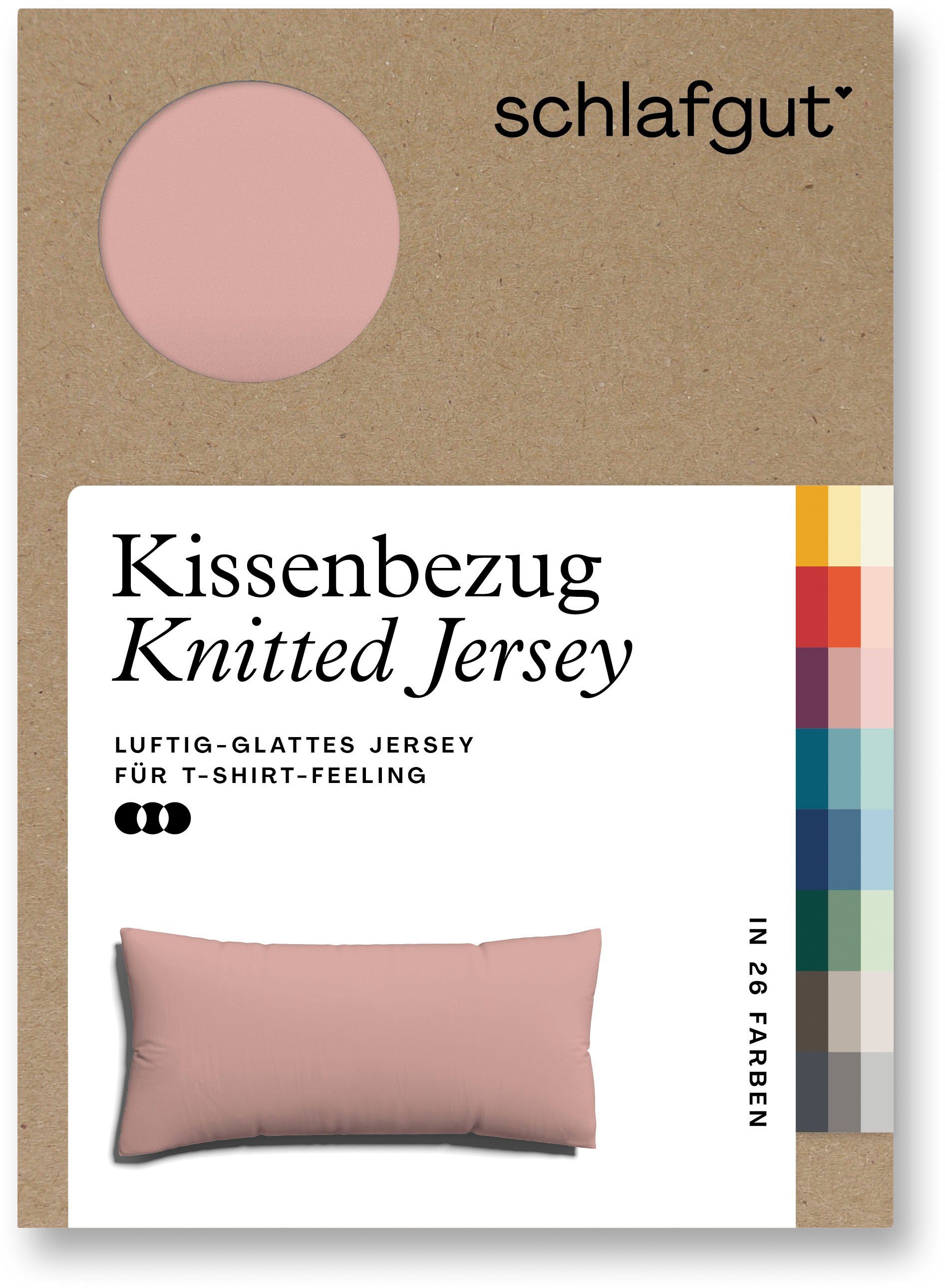 Schlafgut Kissenbezug Knitted Jersey aus Bio-Baumwolle günstig online kaufen