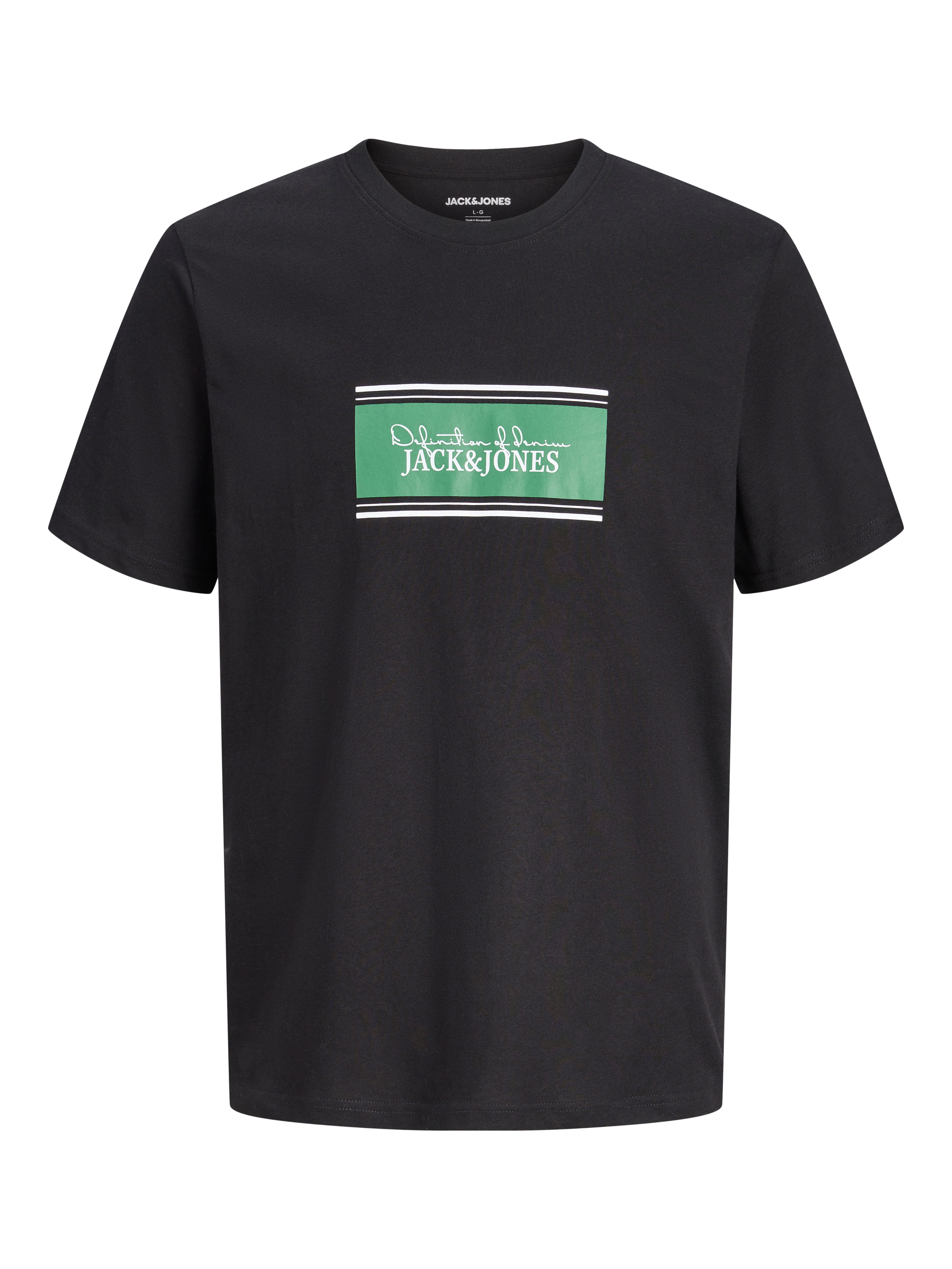 Jack & Jones Rundhalsshirt JJBUSTER TEE SS CREW NECK BTS aus Baumwolle, normale Passform, pflegeleicht